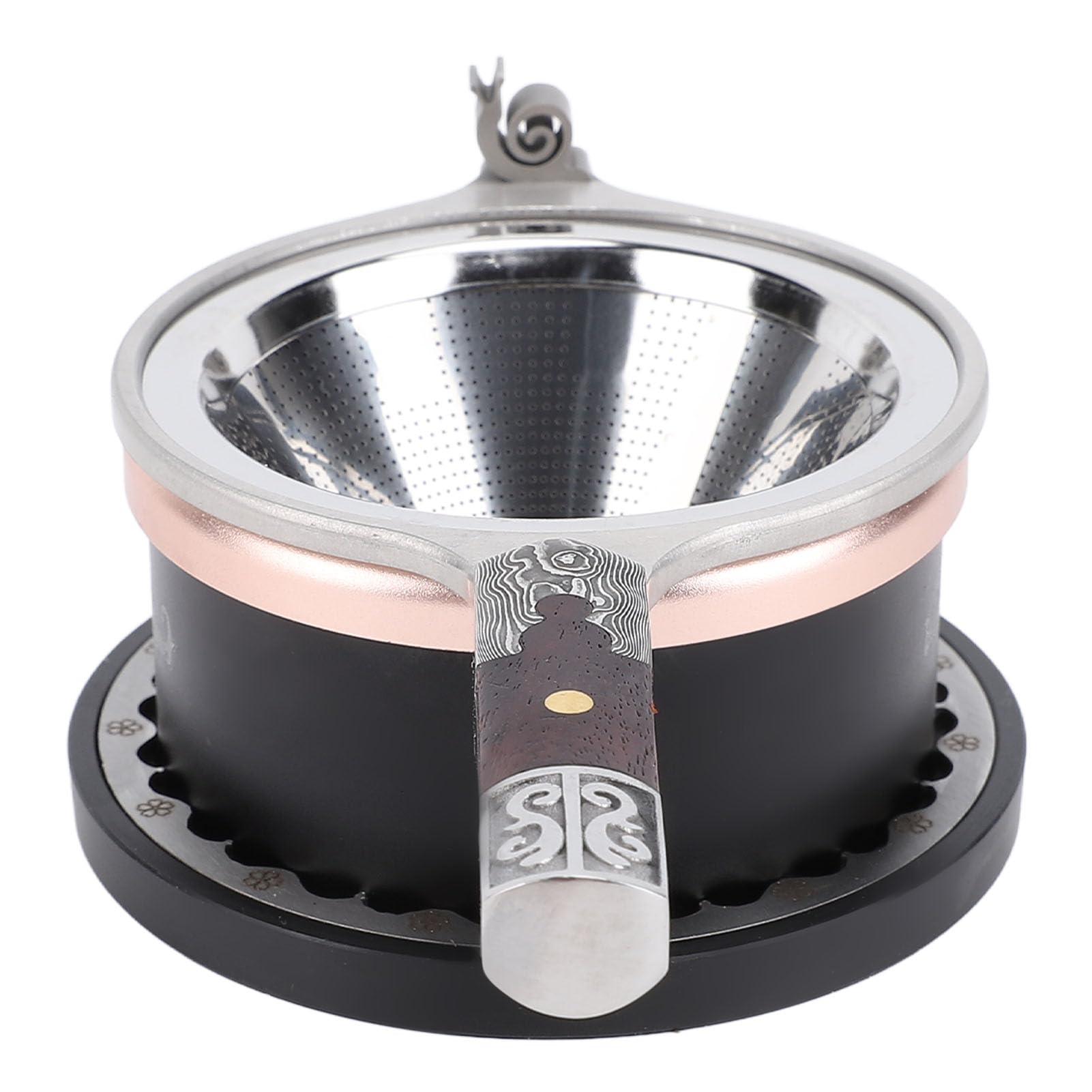 Generic Juego de Filtros de té de Malla Fina de Acero Inoxidable de Primera Calidad para Infusiones Transparentes con Embudo Infusor Reutilizable Adecuado para Preparar té en Casa