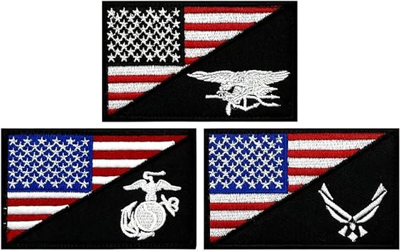American Flag Embroidered Patch Us Military Series Military Patch Army Navy Morale Badge Uniform Bag Applique