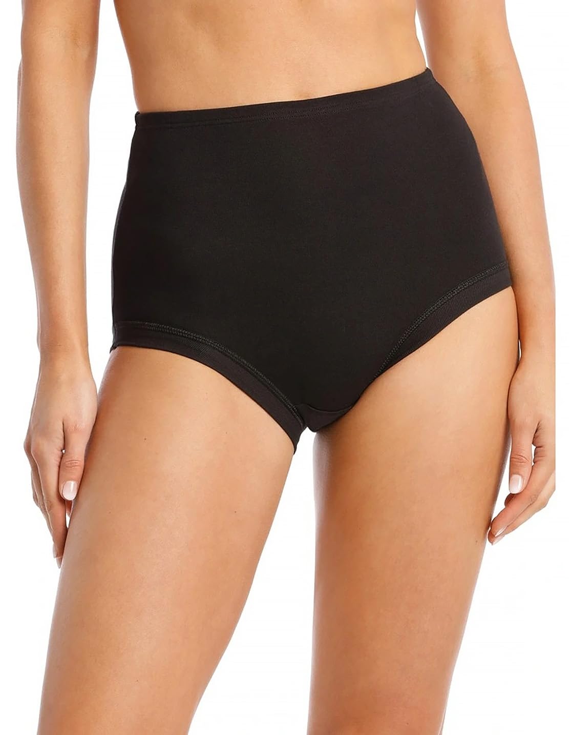 Bonds Cottontails Full Brief Extra Lycra Womens Underwear Panties Ladies Undies WUFQA, Black, 18
