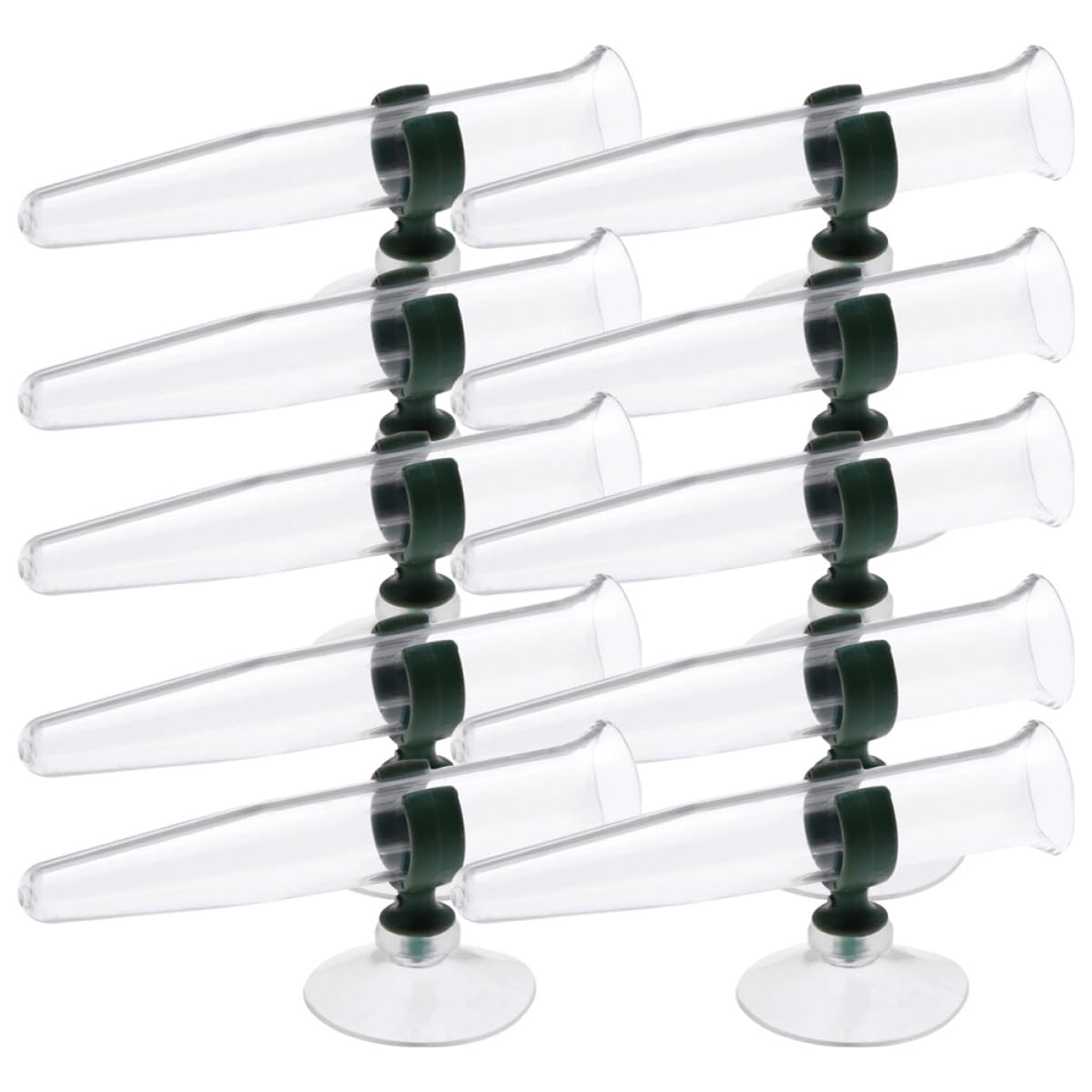 Tubes porte-fleurs plastique à ventouse Uonlytech pour fixer et nourrir les bouquets sans vase