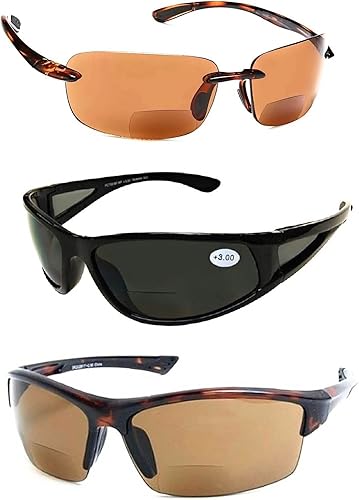 "The Classic Variety" - 3 pares de lentes de sol unisex para lectura bifocales disponible en Yaxa Venezuela
