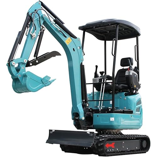 New Upgraded Version 2.2 Ton Mini Excavator, KubotaDiesel 16.5 HP, w/Pilot Controls Side Swing Boom & Crawler Extension, Includes 12 Months Parts Replacement, Delivery & Unloading Services