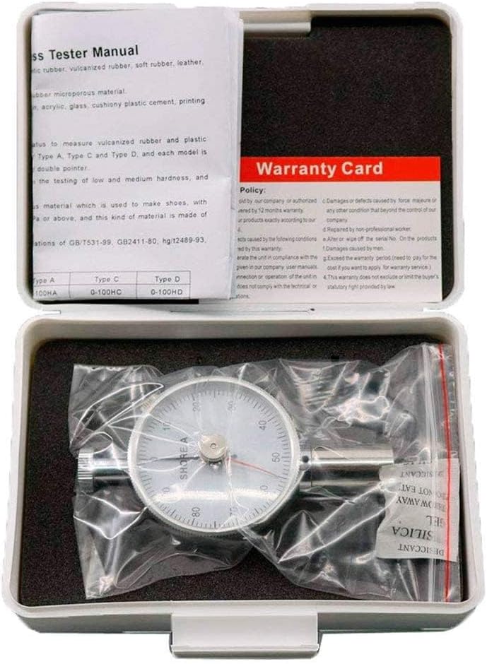 LX-A-2 Double Needle Shore A Hardness Tester Meter Gauge of Rubber Leather Wax Durometer Measurement