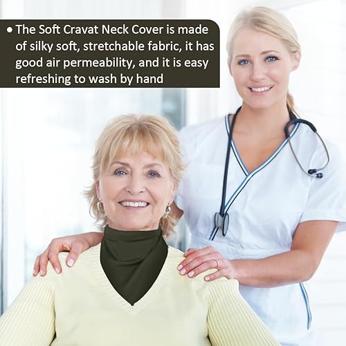 Miniatura 4 de Cubierta de estoma de cuello para traqueotomía, cubierta de laringectomía transpirable para cuidado de traqueotomía, suministros de traqueotomía,