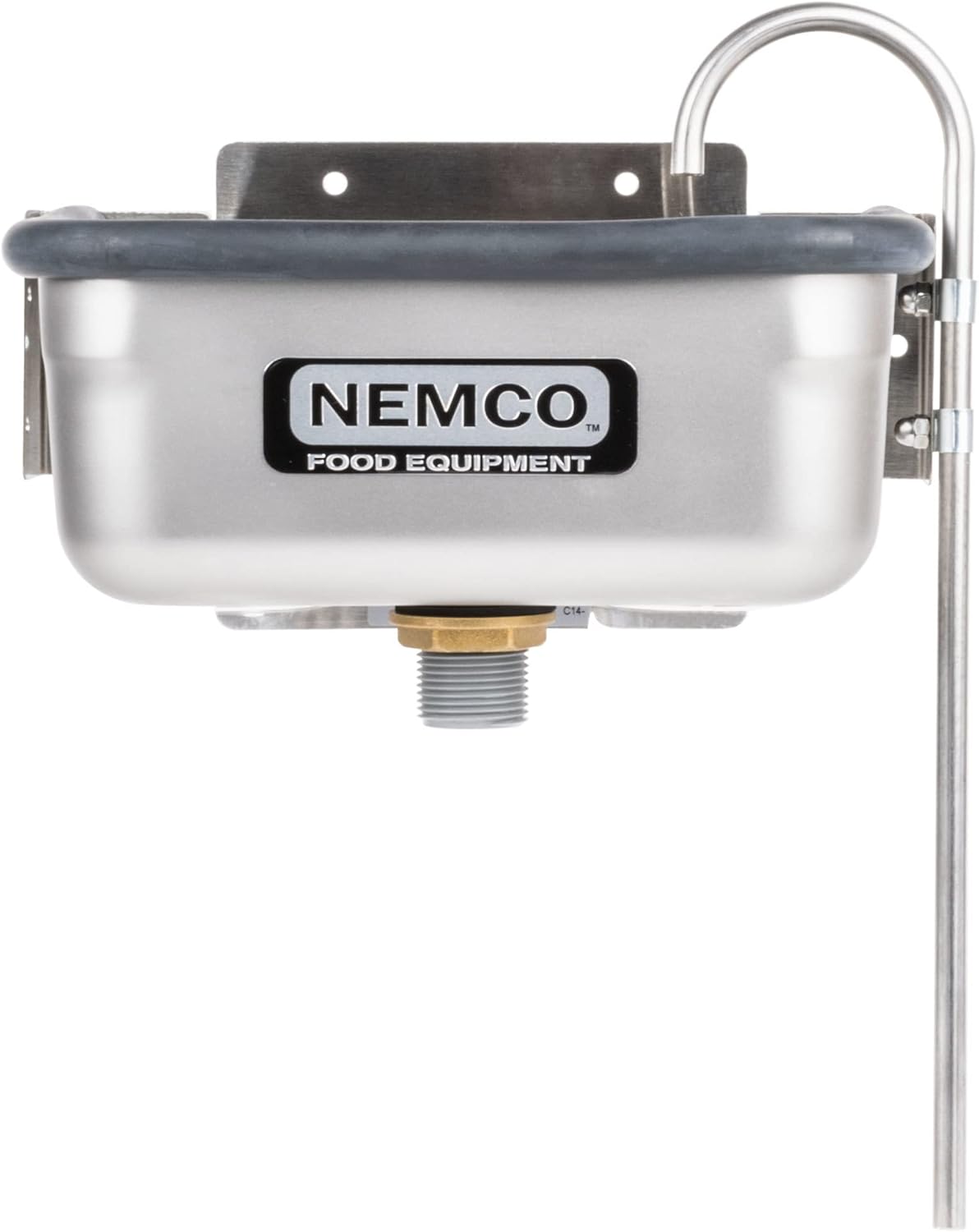 Nemco 77316-10A Ice Cream Spade Dipper Well, 10", 3/8" Diameter Spigot