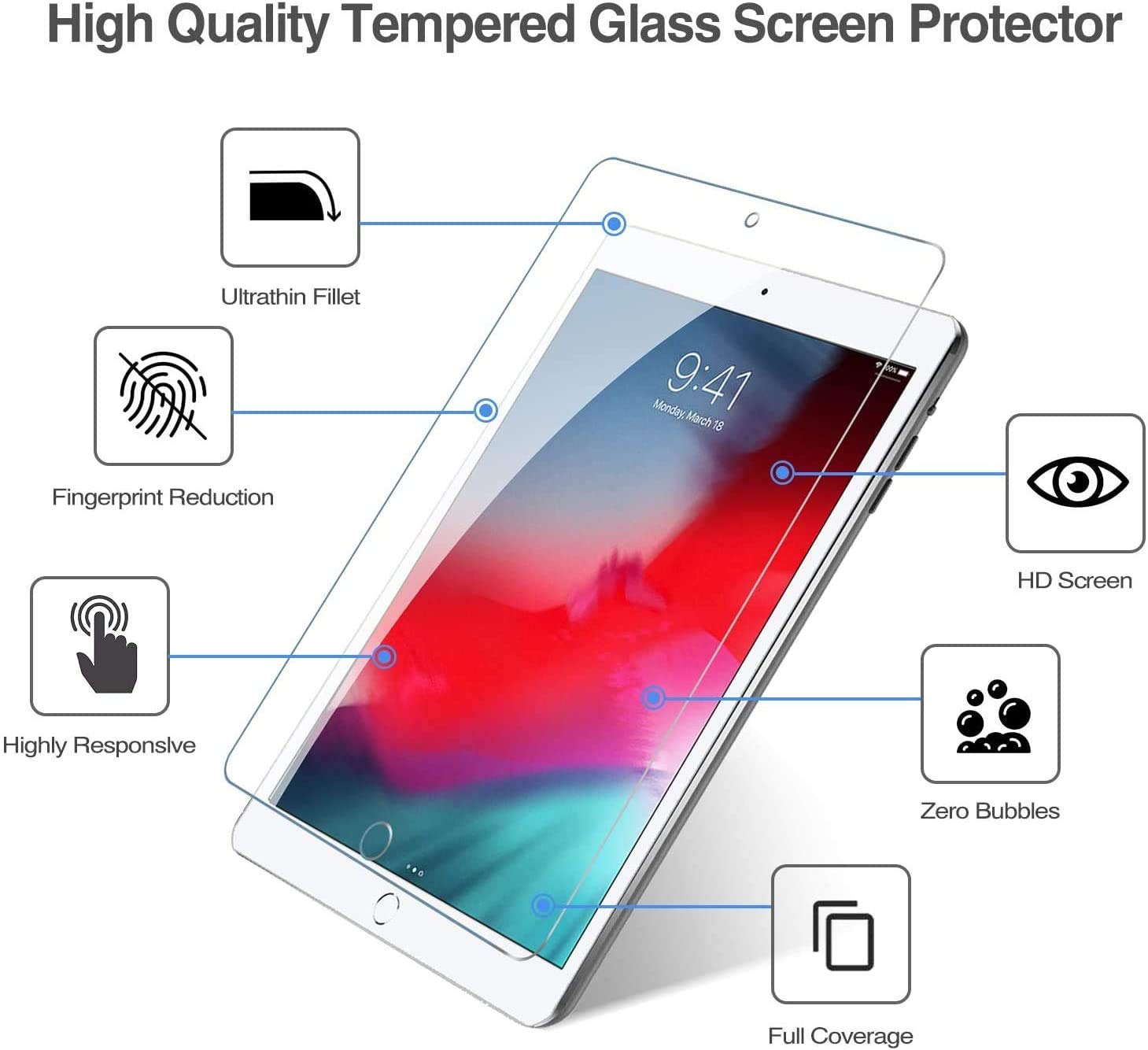 Pellicola Protettiva Privacy MOBDIK Per IPad 9a/8a/7a Generazione 10.2 Pellicola Protettiva Privacy MOBDIK Per IPad 9a/8a/7a Generazione 10.2