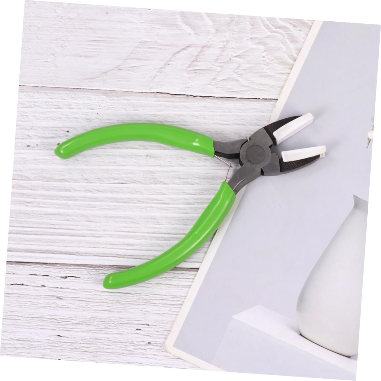 5.5 Inch Jewelry Pliers with Plastic Handle for DIY Crafting