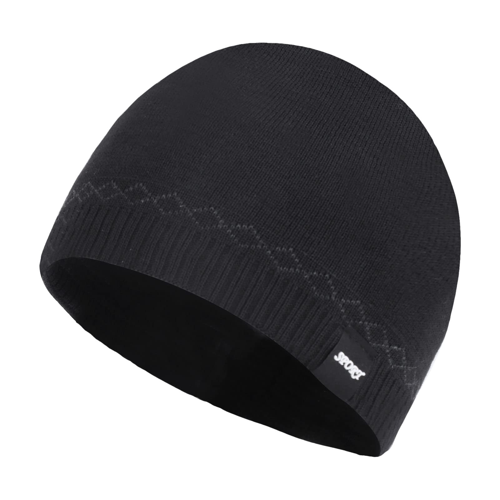 ZTLZTL Mens Knit Beanie Hat Warm Fleece Lined Winter Hats Ribbed Stocking Hat Plain Toboggan Ski Skull Cap