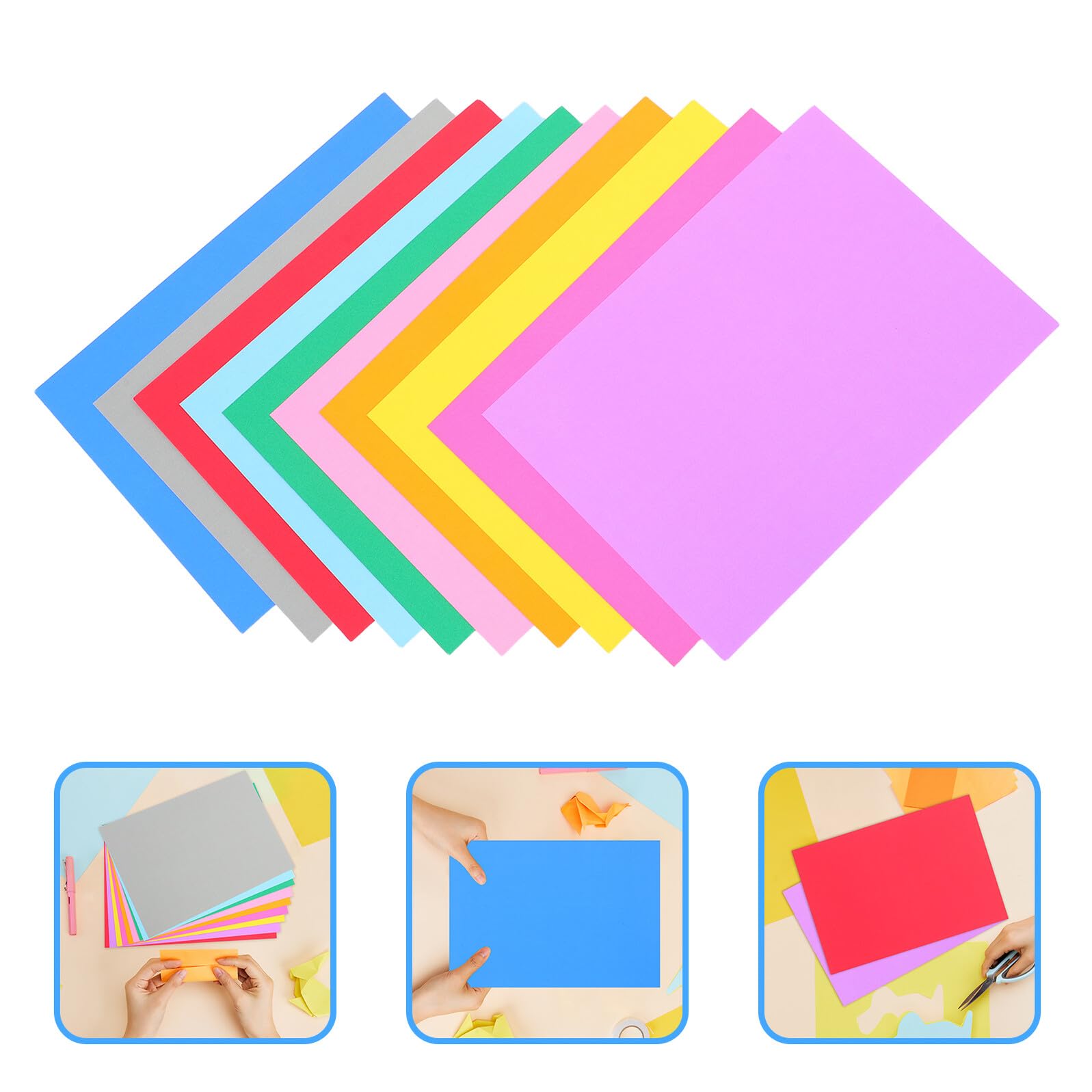 Cartulina para Manualidades y Troquelado, 250 Hojas Gruesas