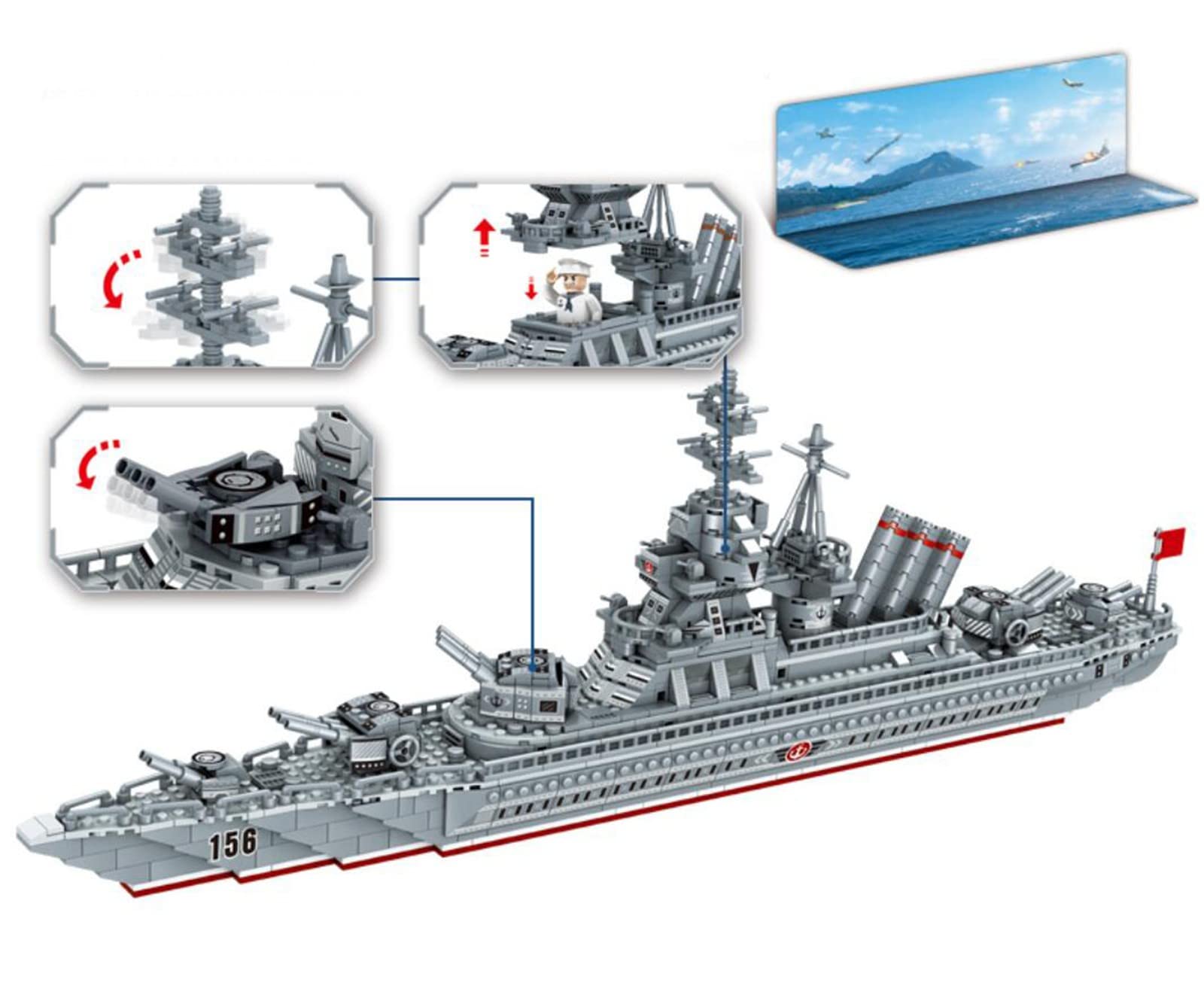 現状品 1/360 ラジコンモデルシリーズ SERIES BATTLE SHIP 現状品 1