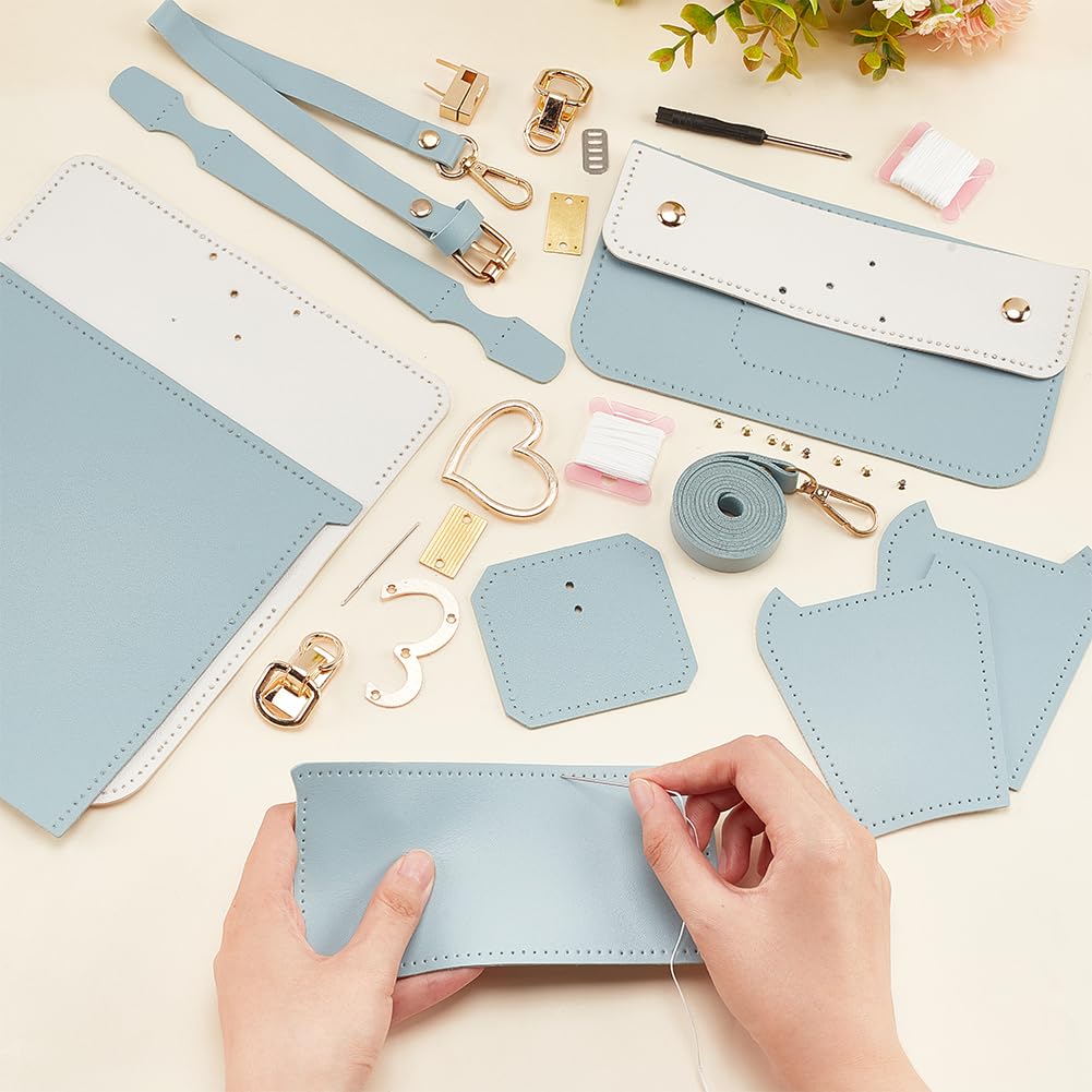 DIY Crossbody Bag Kit - Handmade Leather Purse Making -3 DIY Crossbody Bag Kit - Handmade Leather Purse Making -3