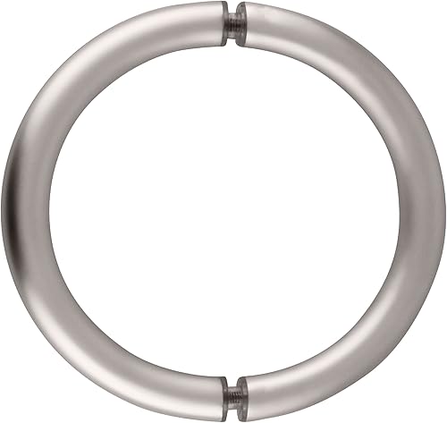 Miniatura 7 de Brixwell HC-6BTB-ACP - Manija de puerta de ducha de estilo circular de 6 pulgadas de centro a centro, montaje trasero a trasero, cobre antiguo