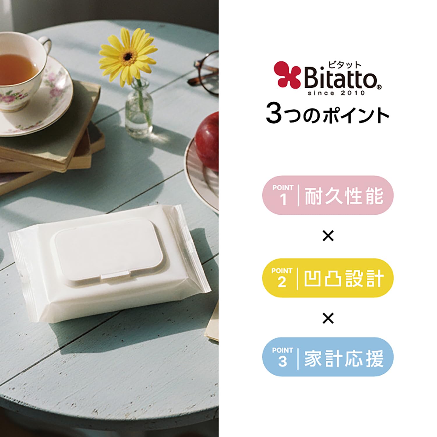 Amazon.co.jp: 抗菌 ビタット ウェットティッシュの蓋 ワンプッシュ