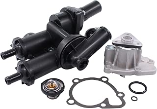 NewYall Engine Water Pump and Thermostat Assembly