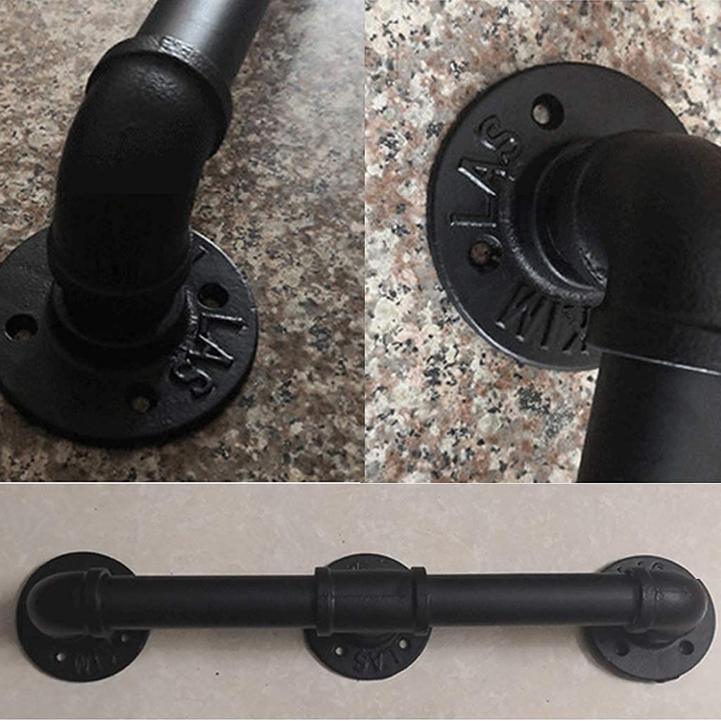 Barra de Agarre de Seguridad para Ducha Resistente Sin Plomo para Bañera, Pasamanos de Escalera, Barra de Agarre de Hierro Forjado de Metal Multifunción Niños Mayores Barandilla Interior Ext