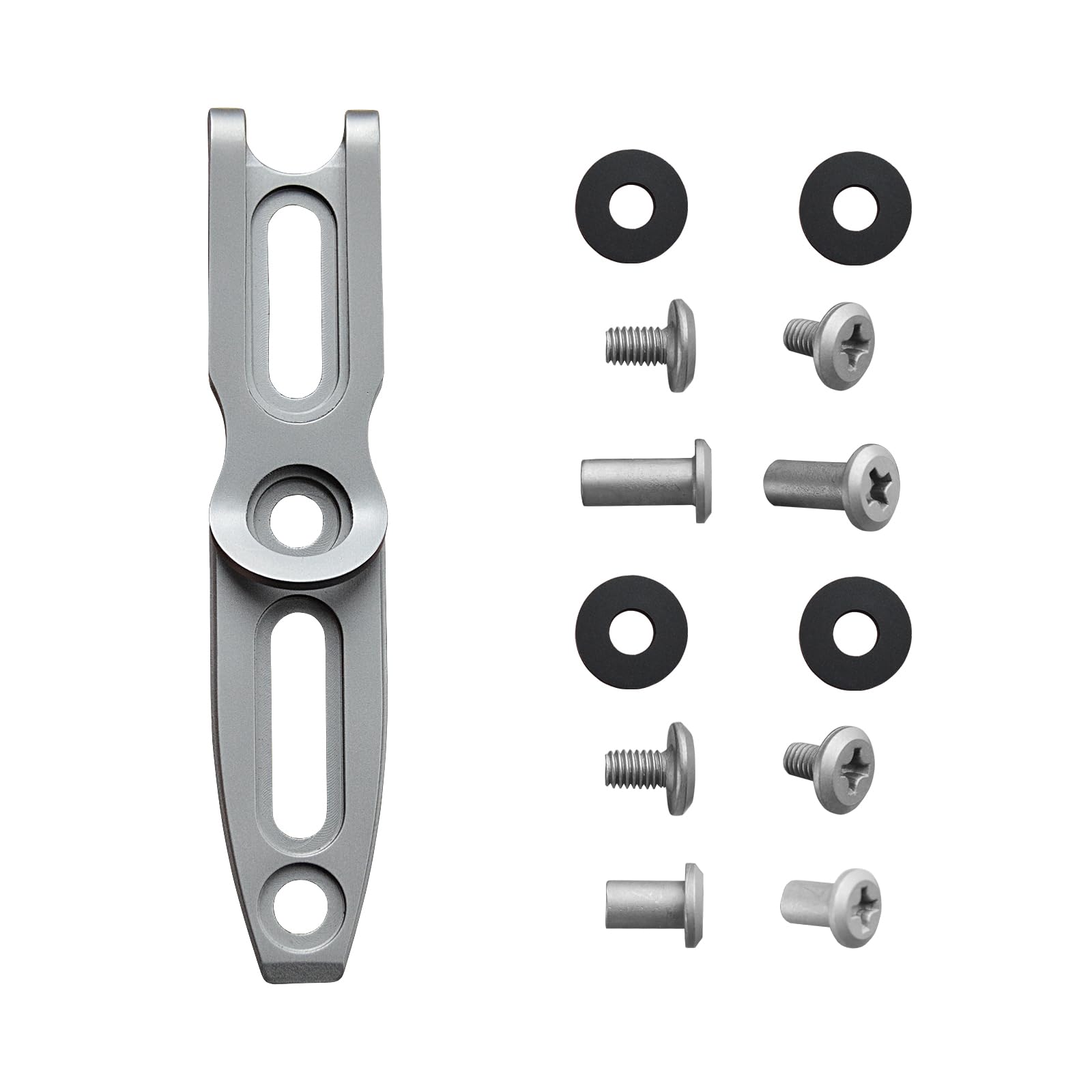 TONIFE Pocket Clip for Kydex Sheath, Outdoor Knife Accessories with Multiple Hole Spacing and Thickness Options