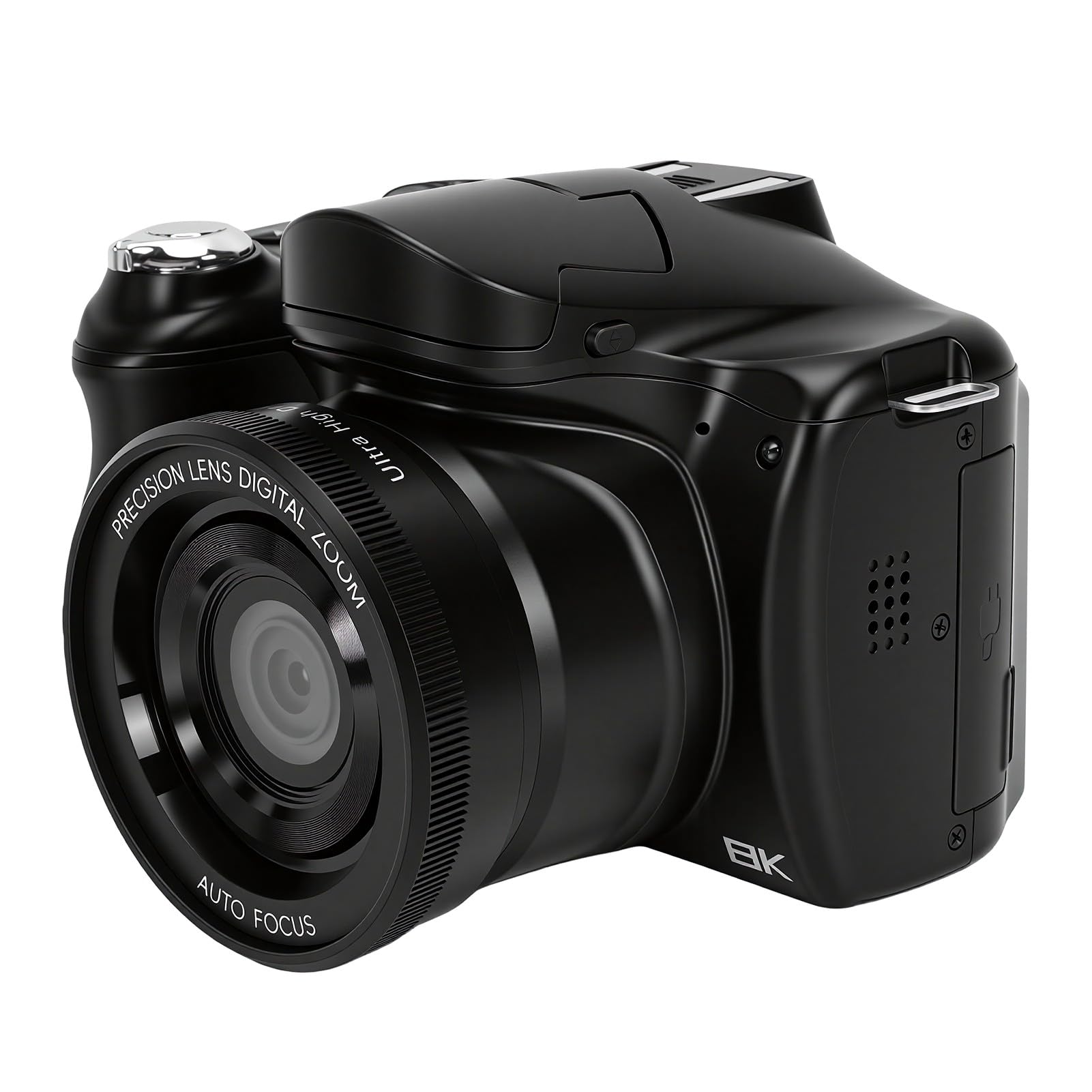 Yctze Fotocamera Digitale 75MP Video 8K Zoom 16X WiFi Mirrorless