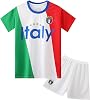 Kids Soccer Jersey Kit Boys Girls Youth Soccer Shirt Shorts Set Team Sports Training Uniform Gift