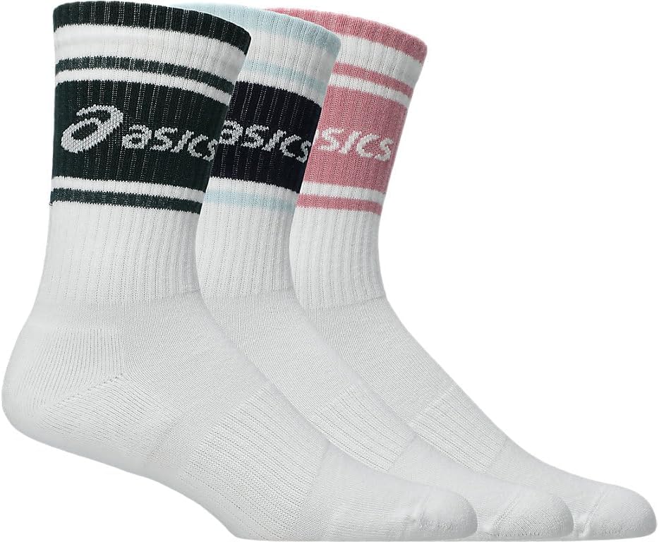 ASICS Unisex 3 PACK LOGO CREW SOCK Training Accessories