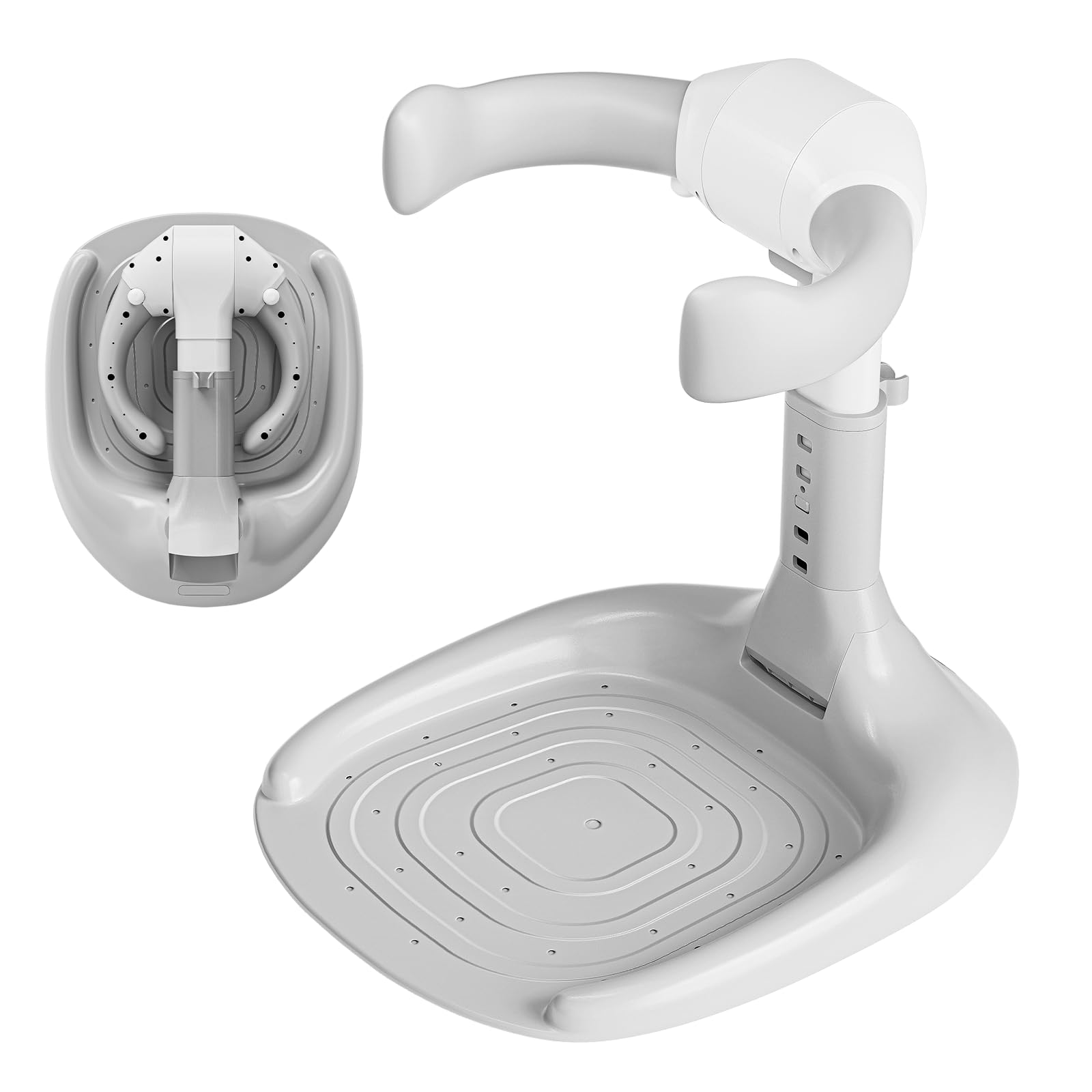 Baby Shower Stand Support Adjustable Baby Bath Stand with Anti-Slip Base Foldable Space Saving Baby Standing Bath Maker