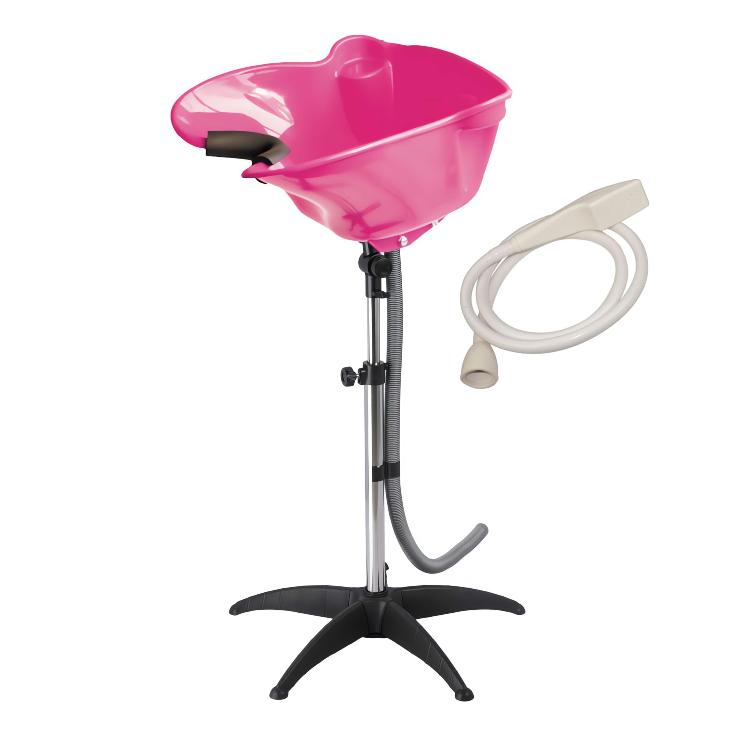 Biotiff Pink Hairdressing Head Wash Tray With Hand Shower (Pink)