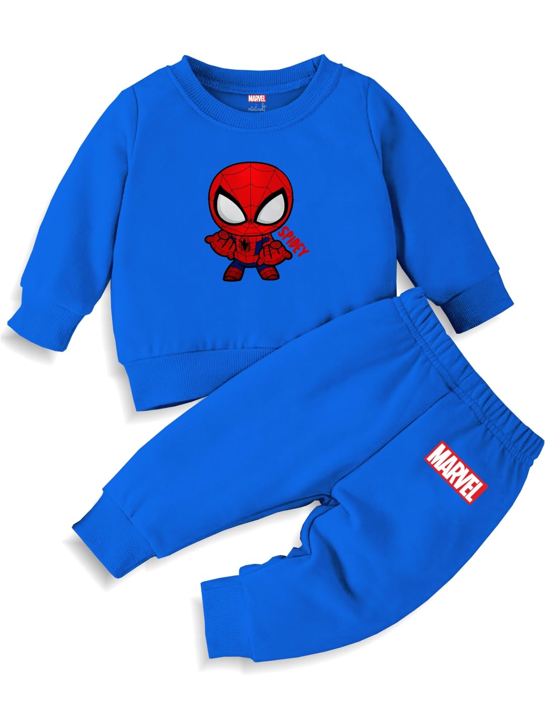minicultcotton Kids Coordinated sweatshirt and pant set with character print