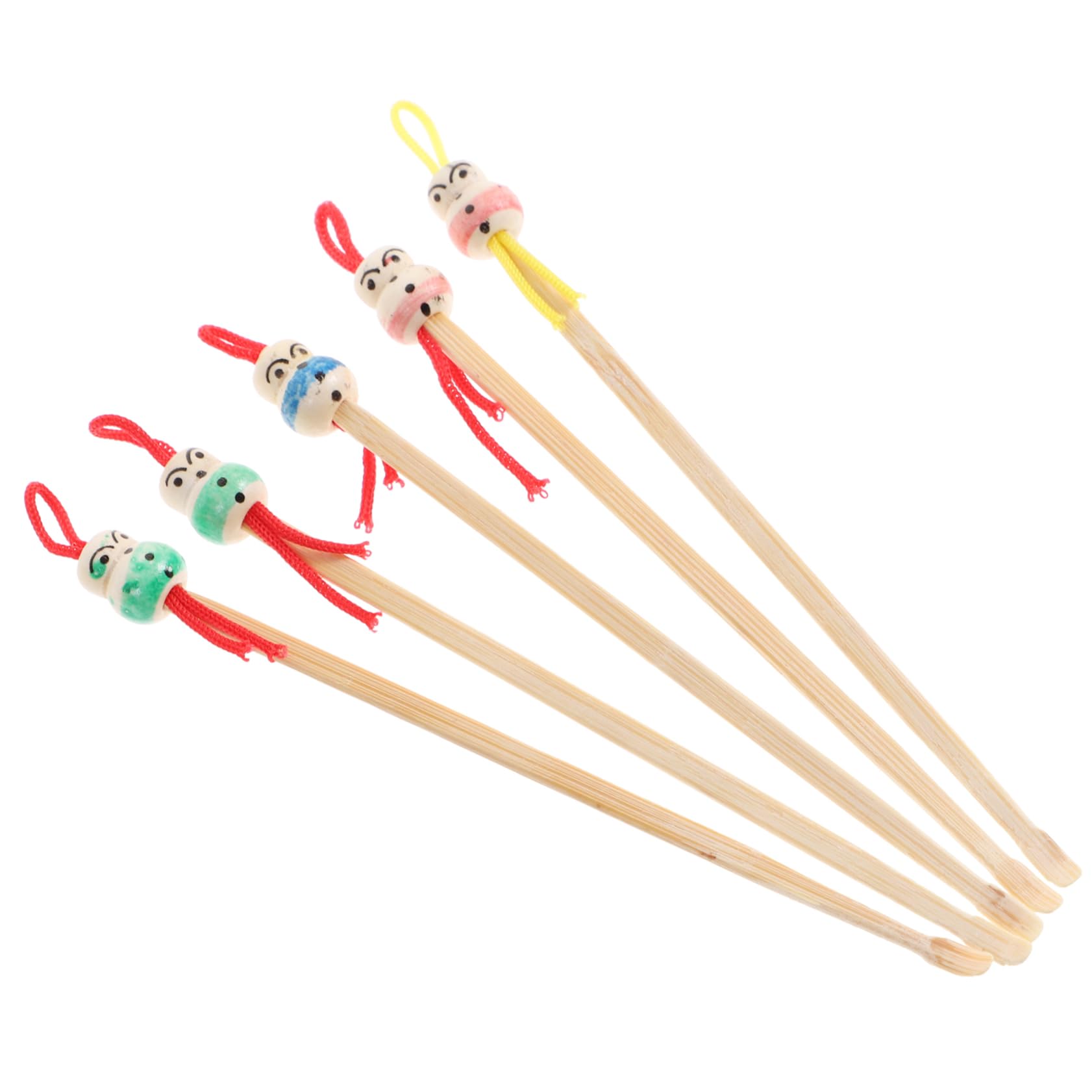 5Pcs Ear Cleaners with Cute Doll Head Design Safe Tools for Gentle Ear Wax Removal for Family Use