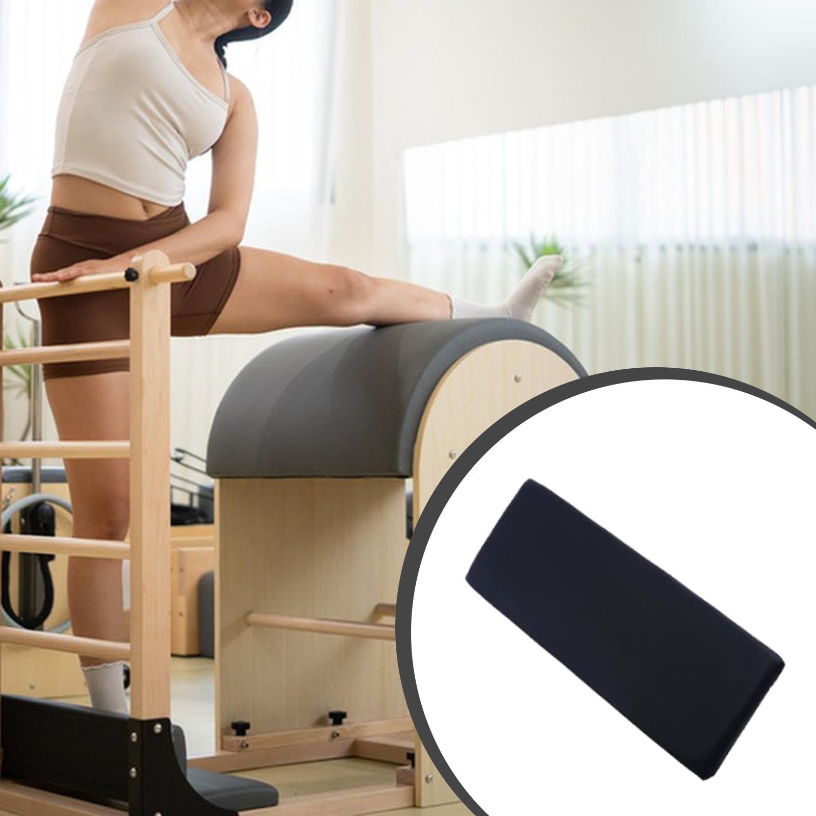 Milageto Máquina de Pilates Reformer, Accesorio de Pedal, portátil, Profesional, de Repuesto, para Entrenamiento en Gimnasio y Fitness.