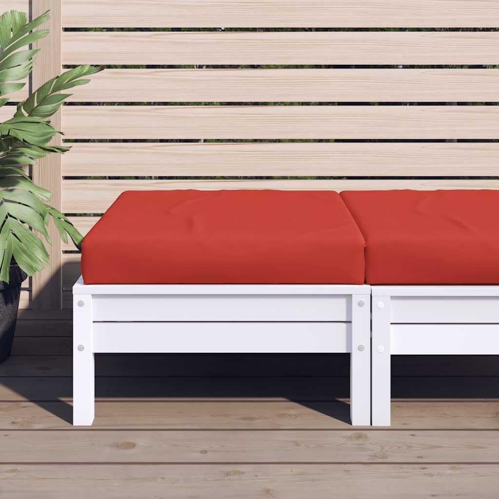 Cojín para palets rojo, 60 x 60 x 9,5 cm, tejido Oxford, cómodo cojín para palés, para muebles de jardín, exteriores, salón europeo y salón
