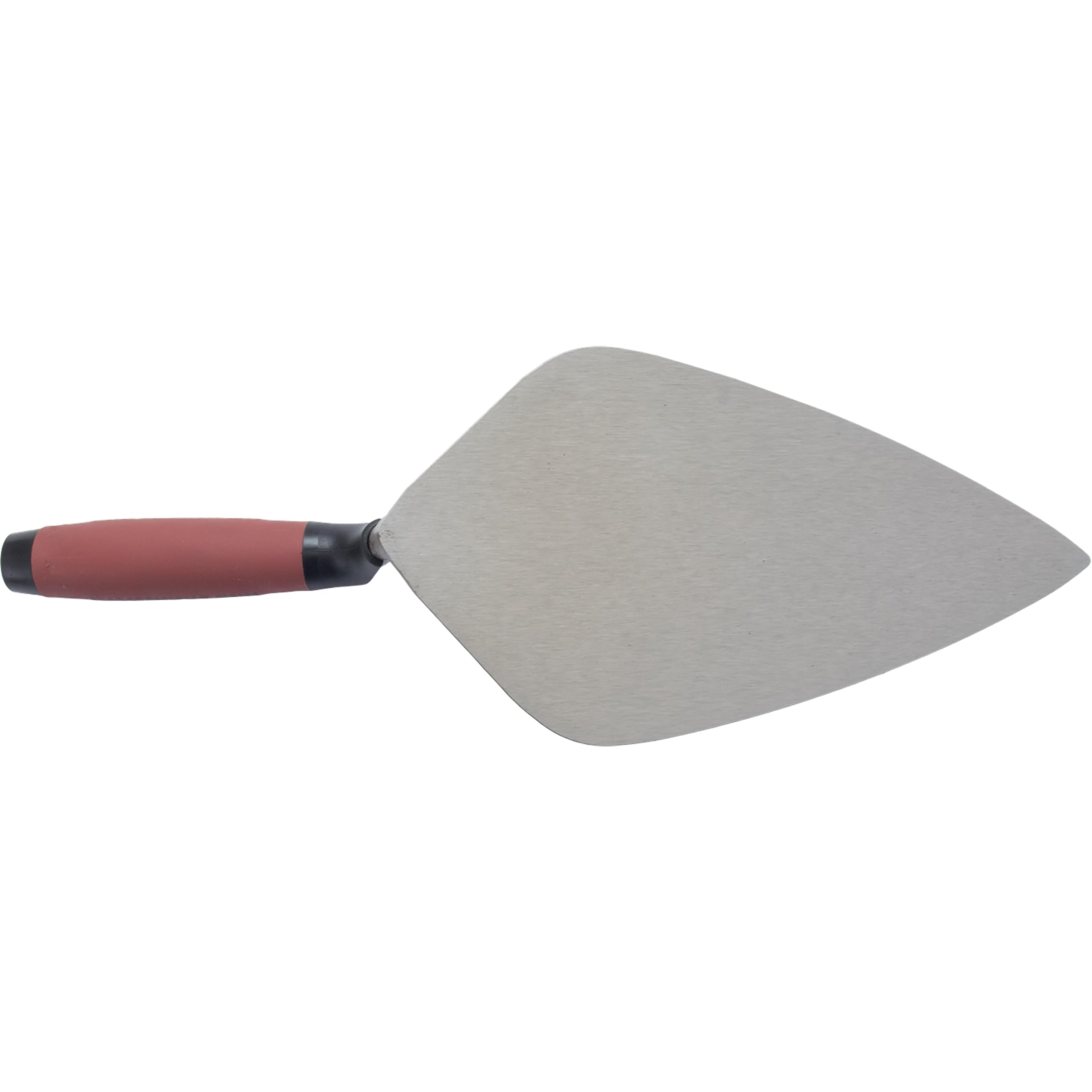 Marshalltown Grande truelle style Londres avec poignée Durasoft, pointe effilée et col droit, en acier au carbone, taille 305 x 146 mm