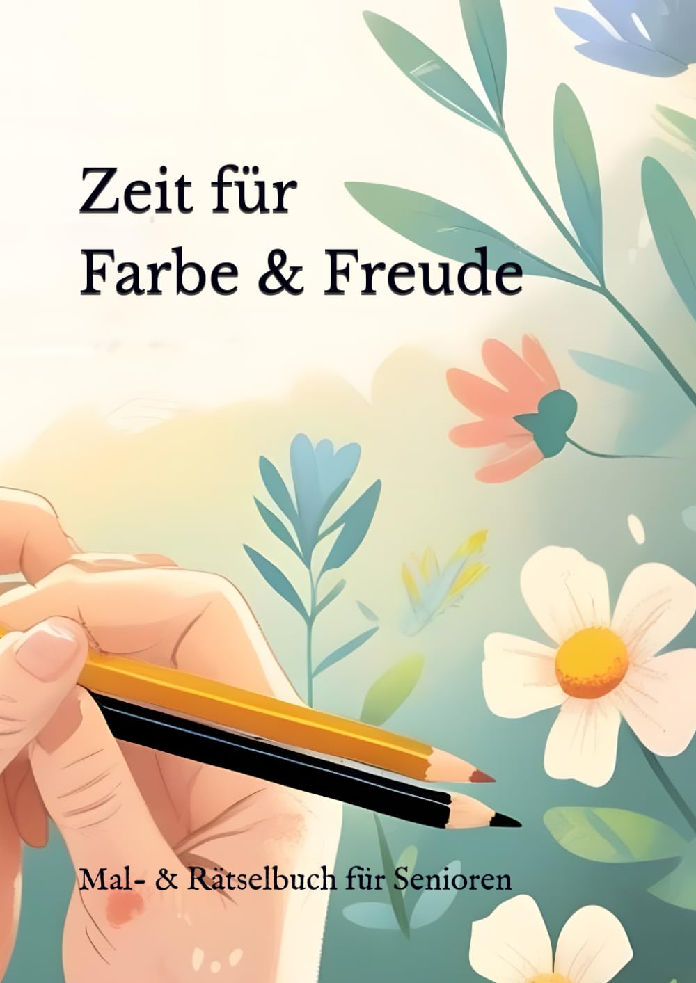 Zeit für Farbe & Freude: Mal- & Rätselbuch für Senioren - Aktivierung, Entspannung & Erinnerungen