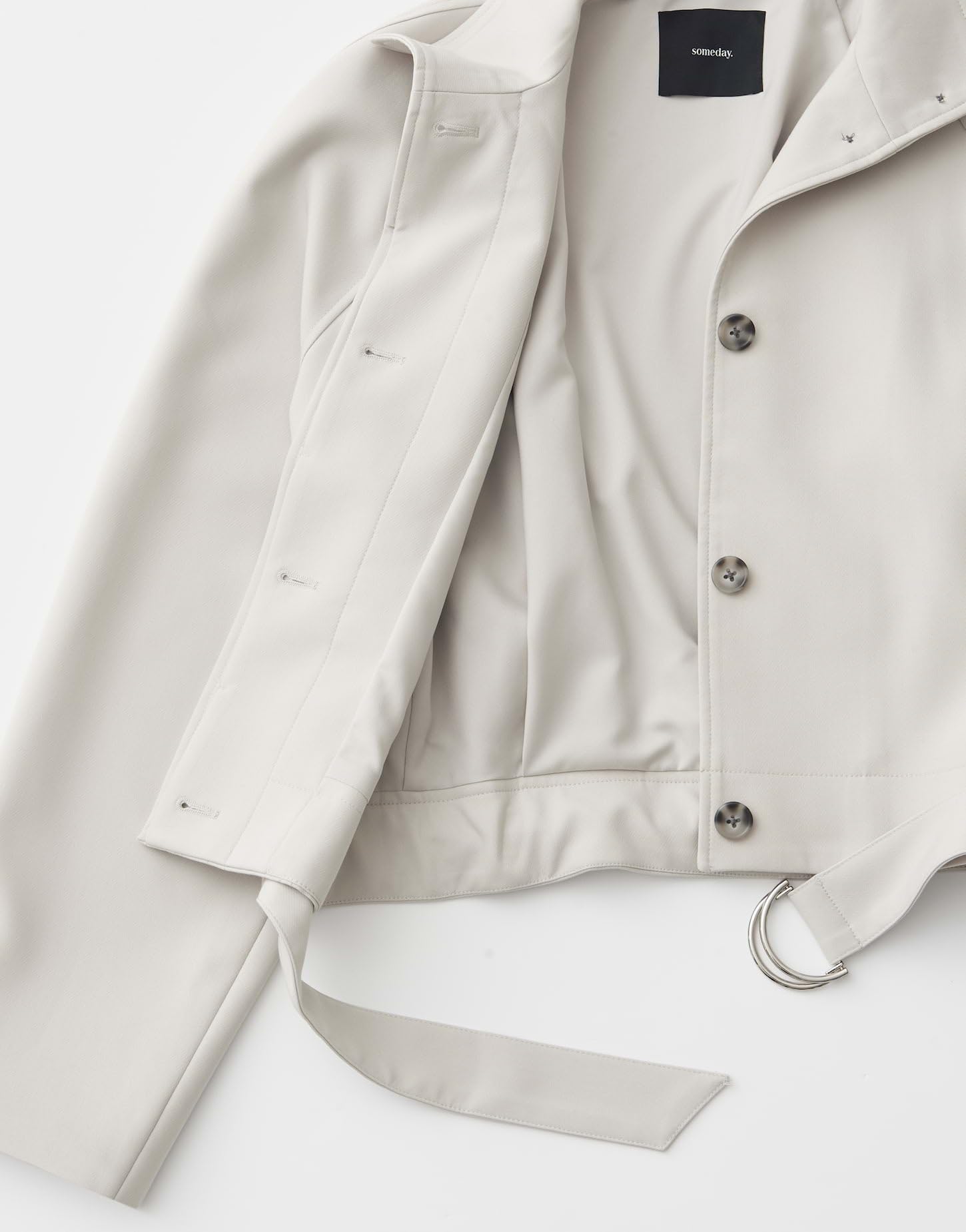 someday Damen Jacke | Blouson im Bikerstil mit Gürtel Regular Fit