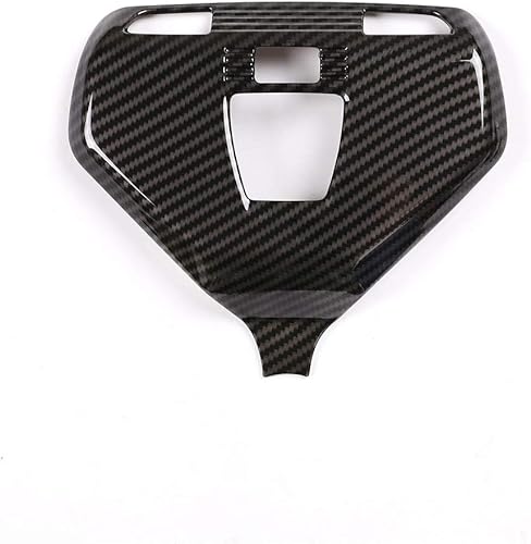 Miniatura 8 de YIWANG Marco de lámpara de lectura de techo de coche ABS estilo fibra de carbono para BMW Serie 5 G30 2018 2019, X4 G02 2018 2019,6 GT G32, 7 Series