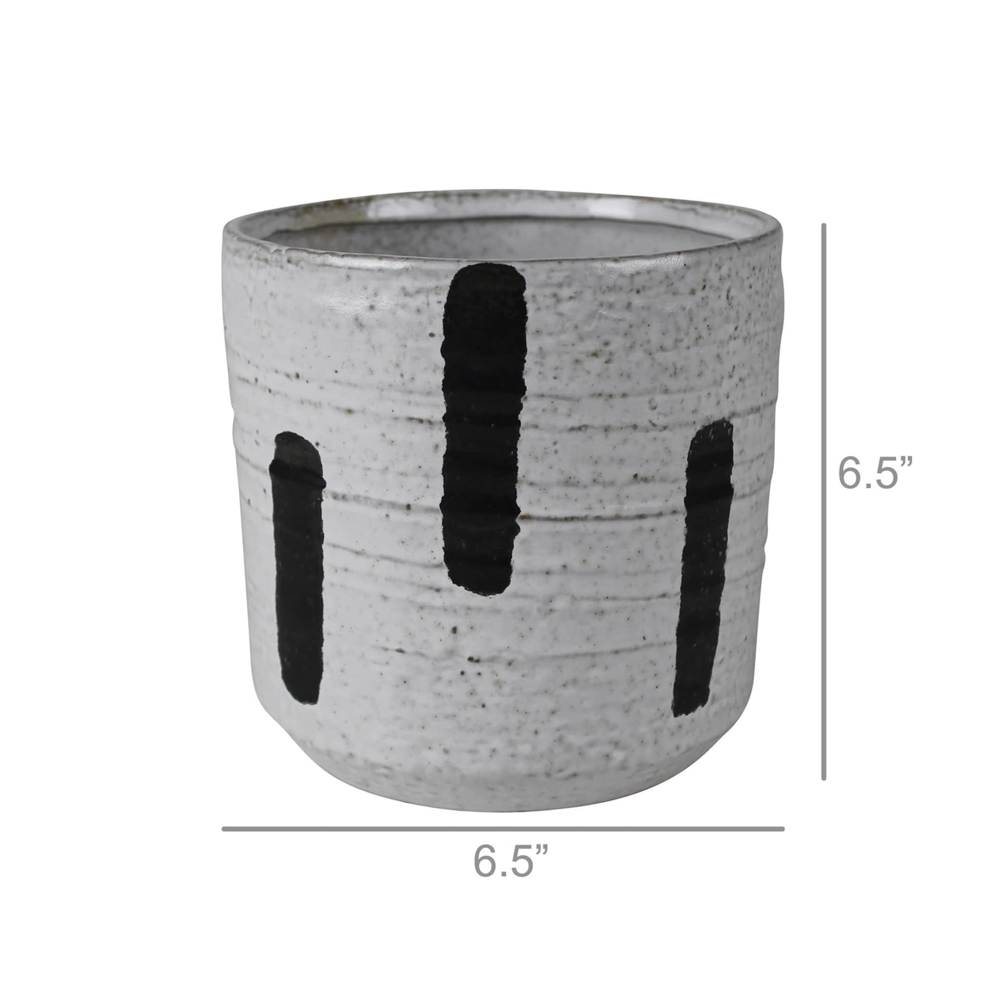 Donice ogrodowe Duża ceramiczna doniczka Cachepot na rośliny lub kwiaty cięte ozdobne