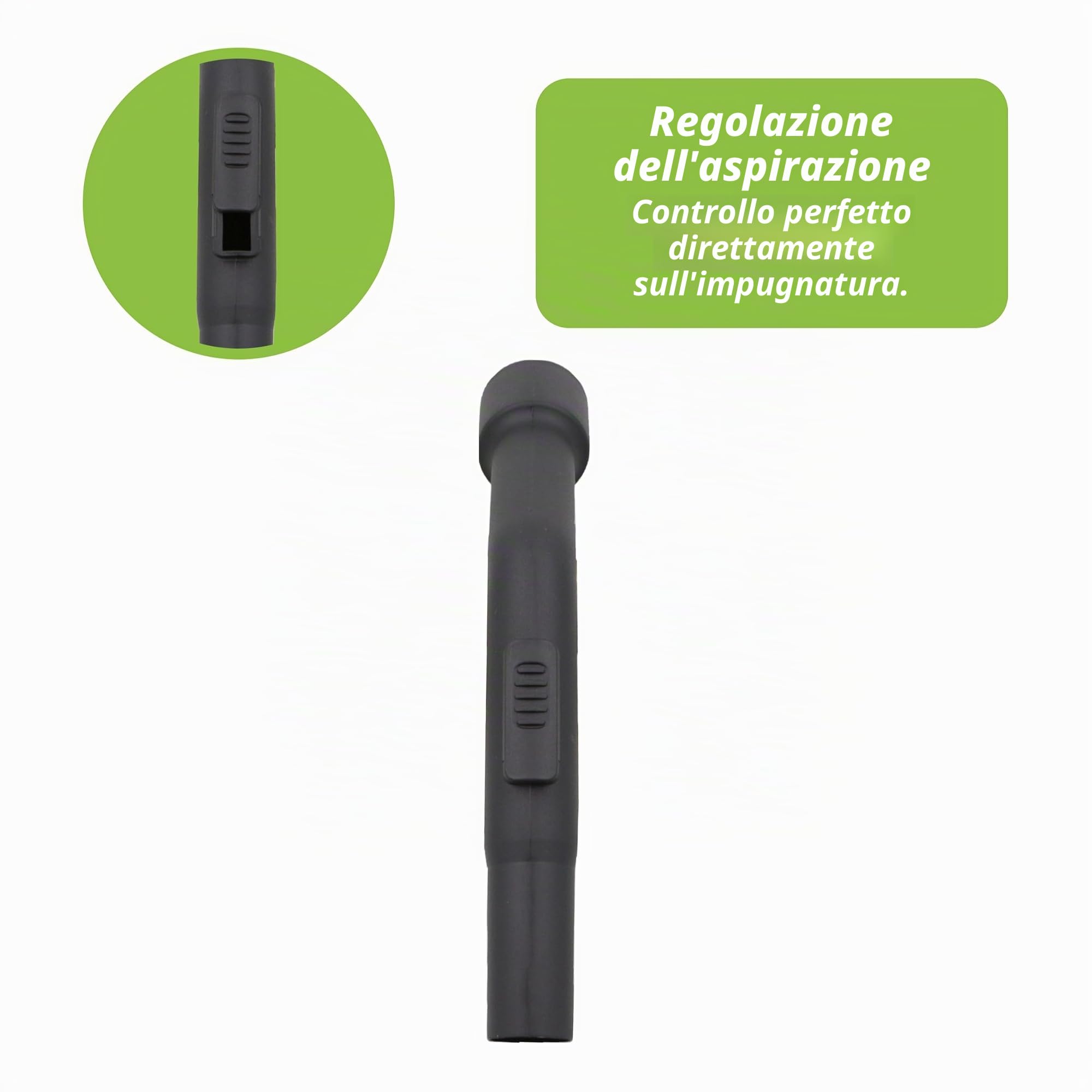Tubo flessibile per aspirapolvere adatto per Miele S300-S356i e tipo S400-S456i, ad esempio S311i, S312i, S356i, S381i, S424i e altri – Tubo di aspirazione di ricambio