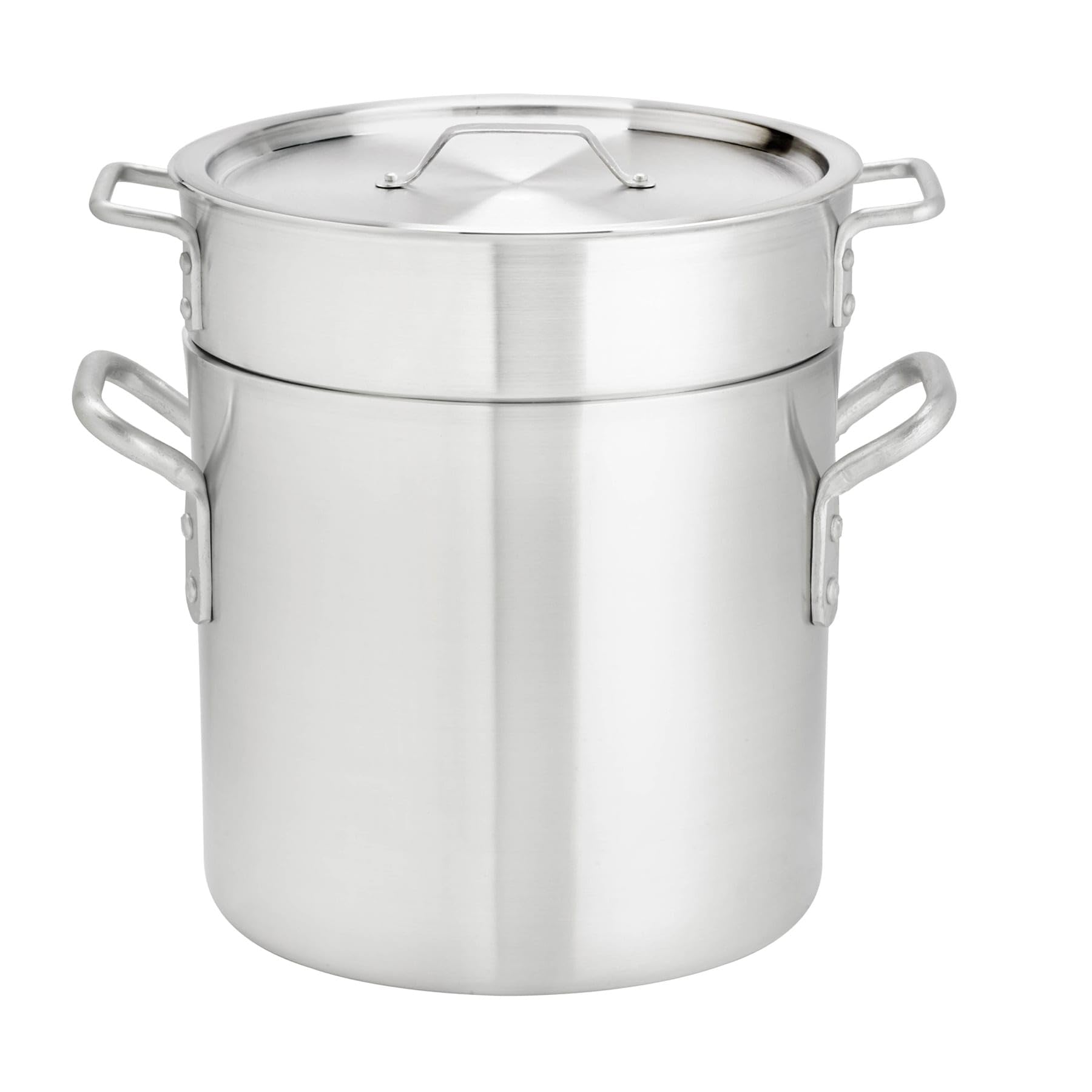 THERMALLOY Double Boiler Set 16 Quart Aluminum NSF by Browne Foodservice – Stainless Steel, Model 5813216