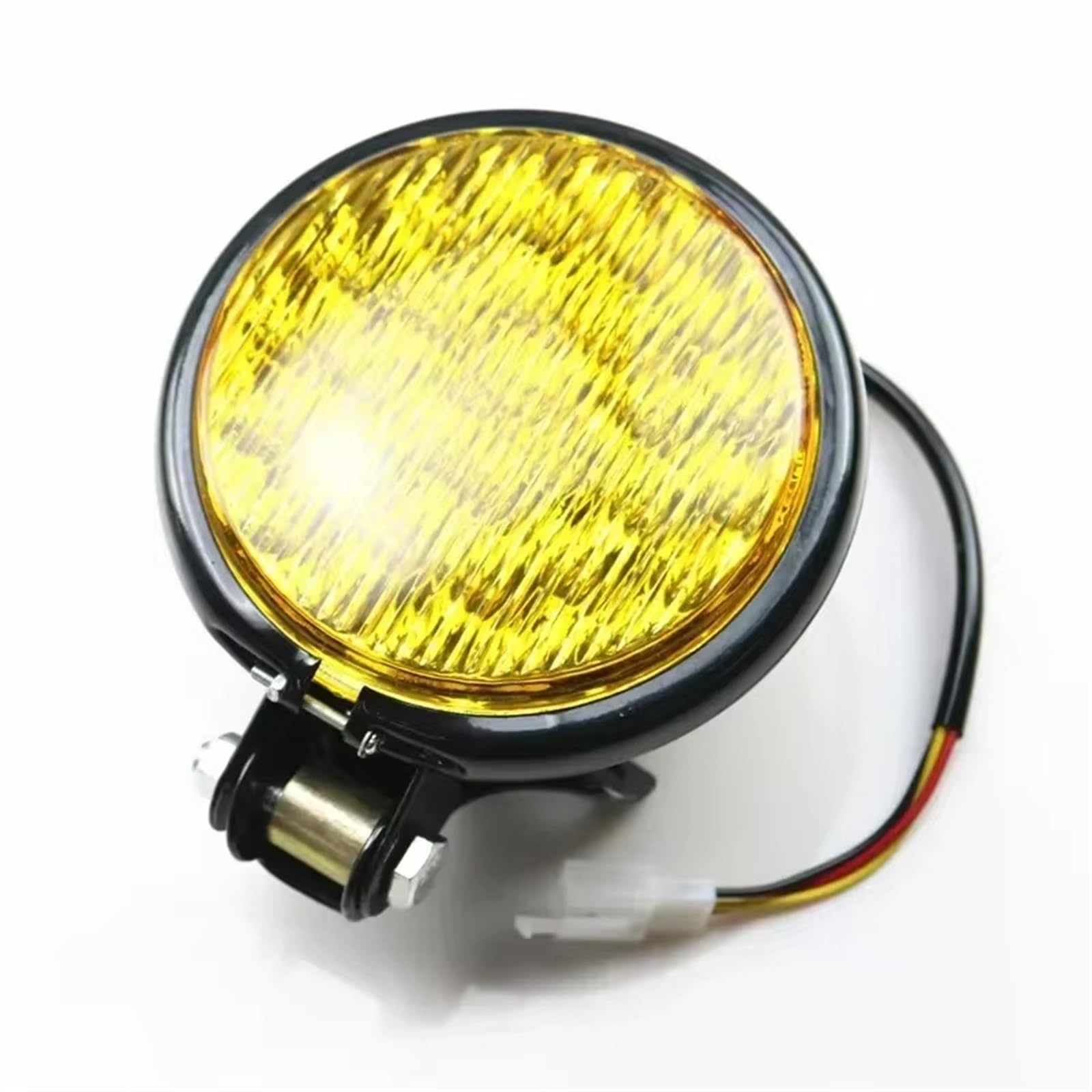 Fari Per Moto Per Cruiser Per Chopper CB Per Cafe Per Racer Per Bobber Per Vintage Faro Anteriore A LED Ambra Da 5" Per Moto Faro Anteriore Moto
