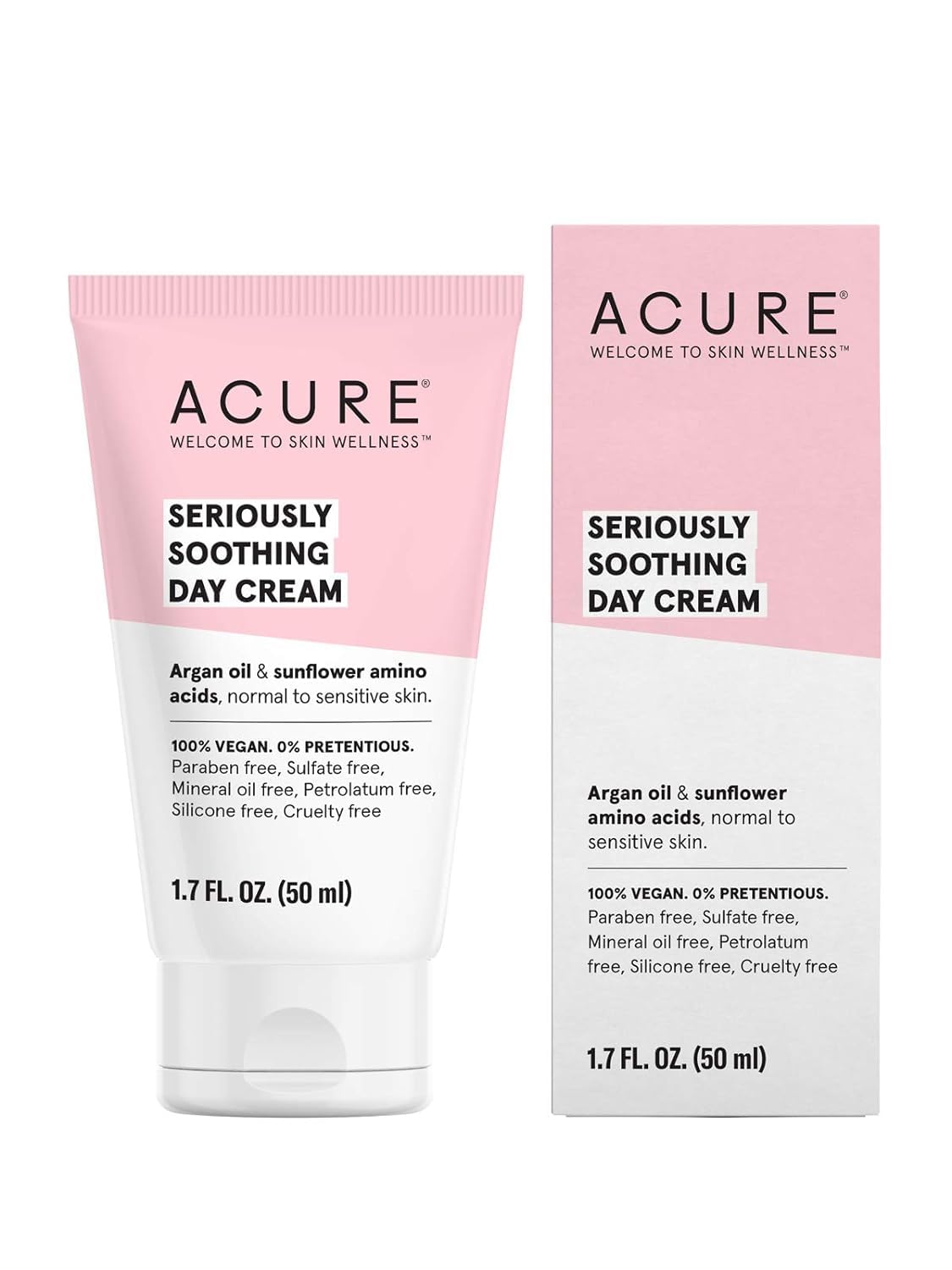 Acure Seriously Soothing Day Cream Moisturizer, 1.7 fl oz