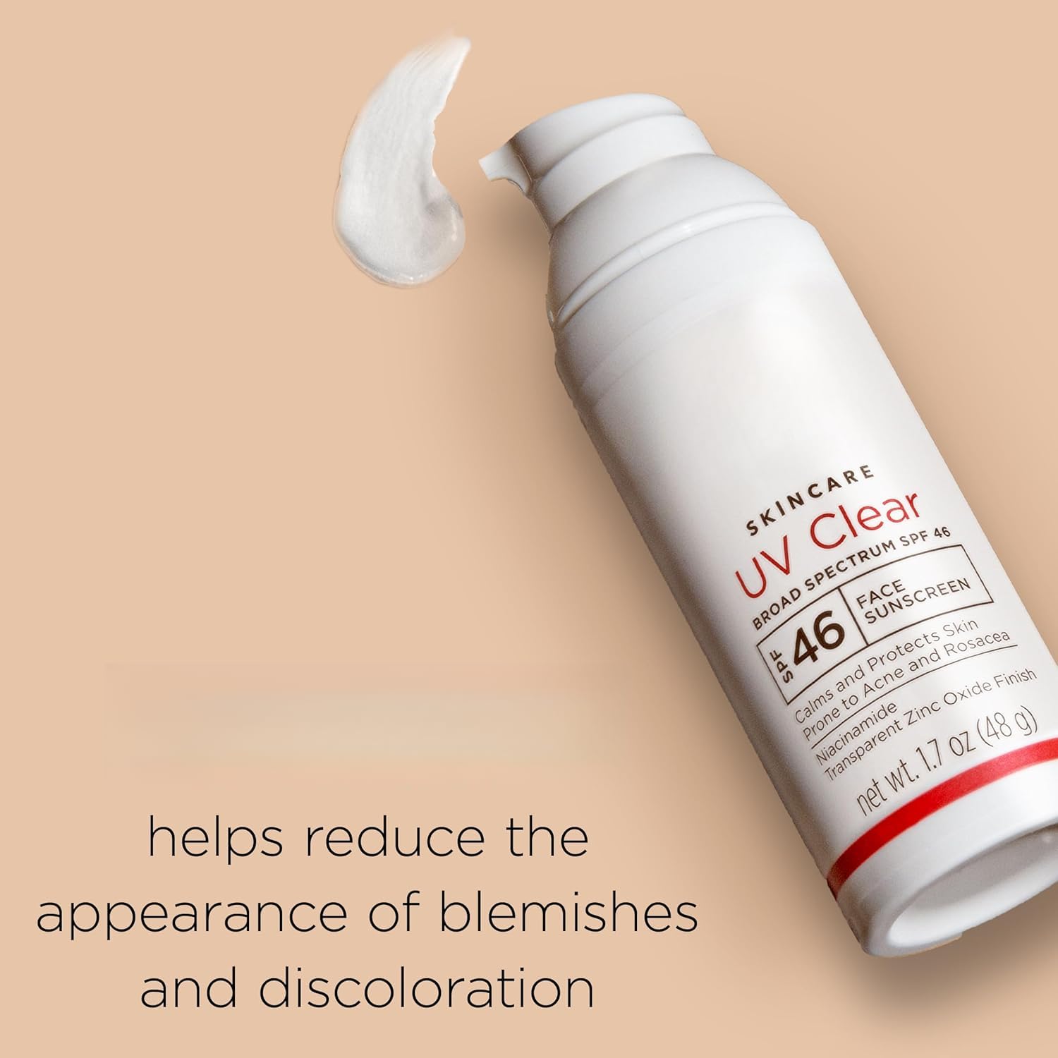 Crème solaire UV transparente pour le visage SPF 46, crème solaire sans huile, recommandée par les dermatologues