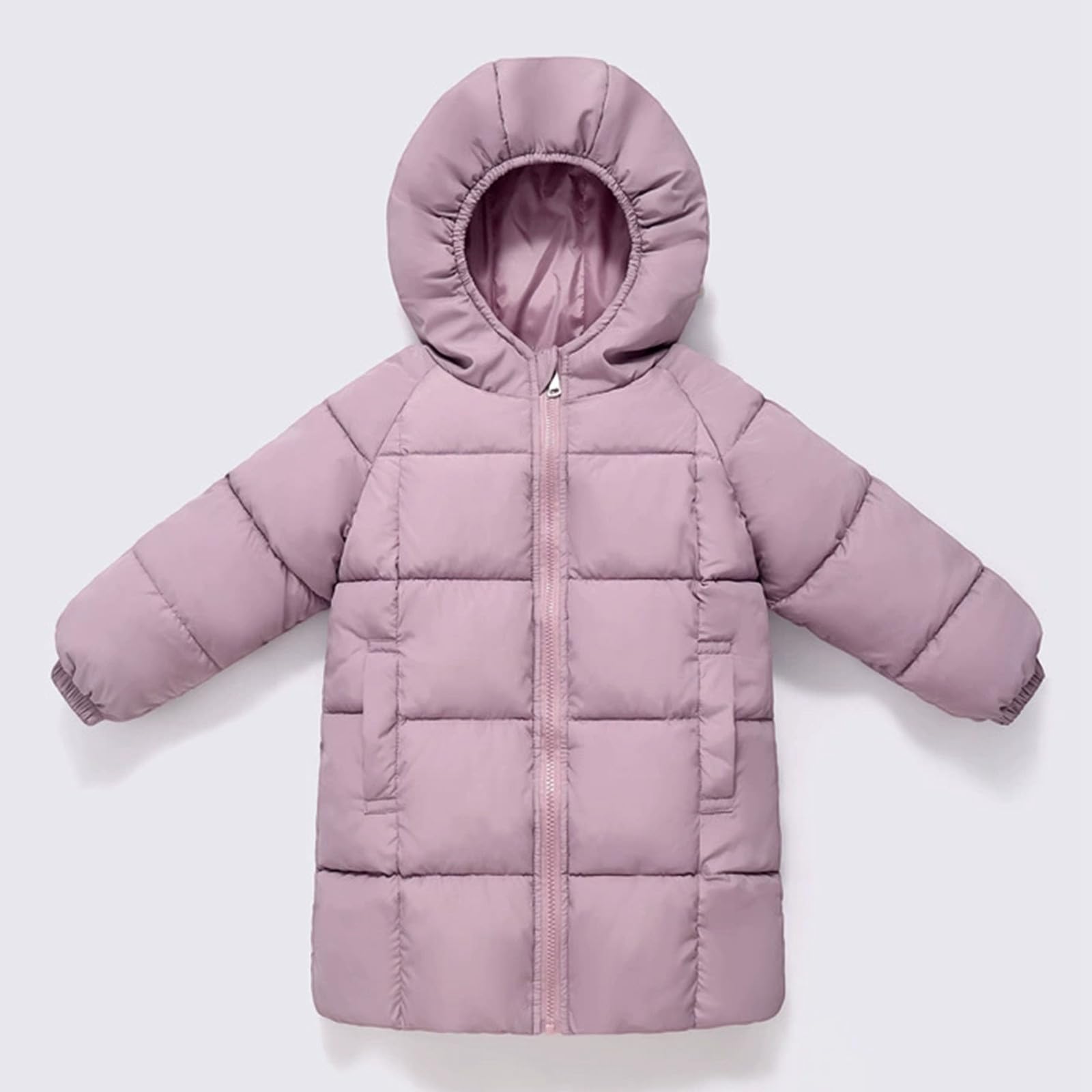Manteau long 2026 pour fille, chaud, doudoune épaisse avec pour les activités de plein air par temps froid