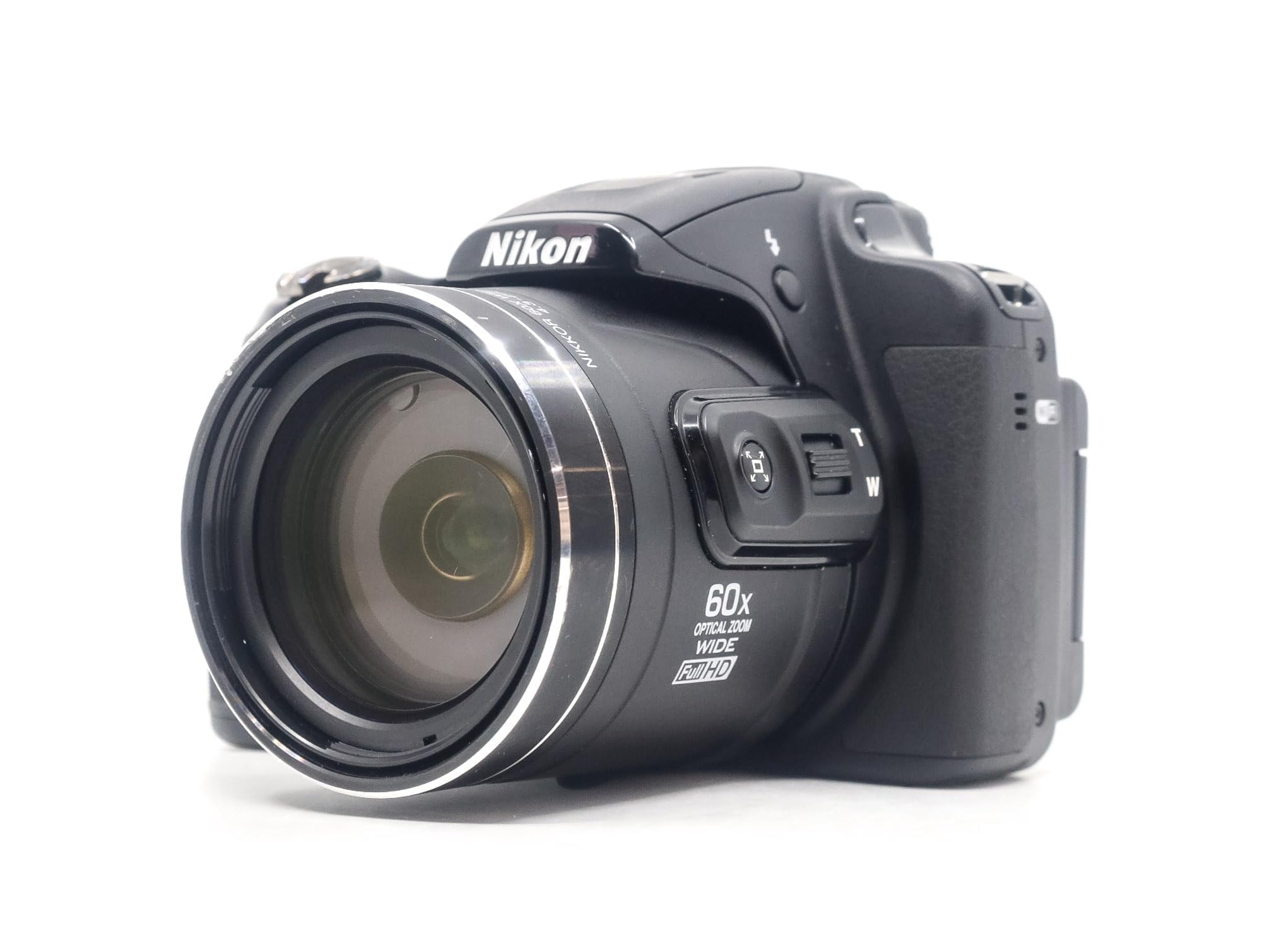 Nikon Coolpix P610 - Cámara compacta de 16 Mp (pantalla de 3", zoom óptico 60x, estabilizador híbrido, vídeo Full HD), negro