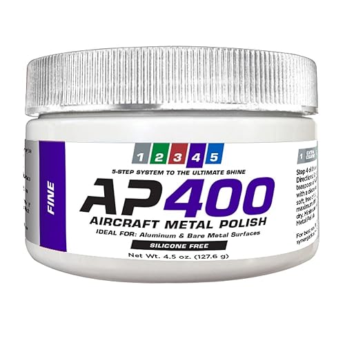 rolite Avión de AP400metalFineFor Airplane Aluminio & Bare Metal superficies polaco, brightwork, bordesCumple Requisitos de Boeing líder y