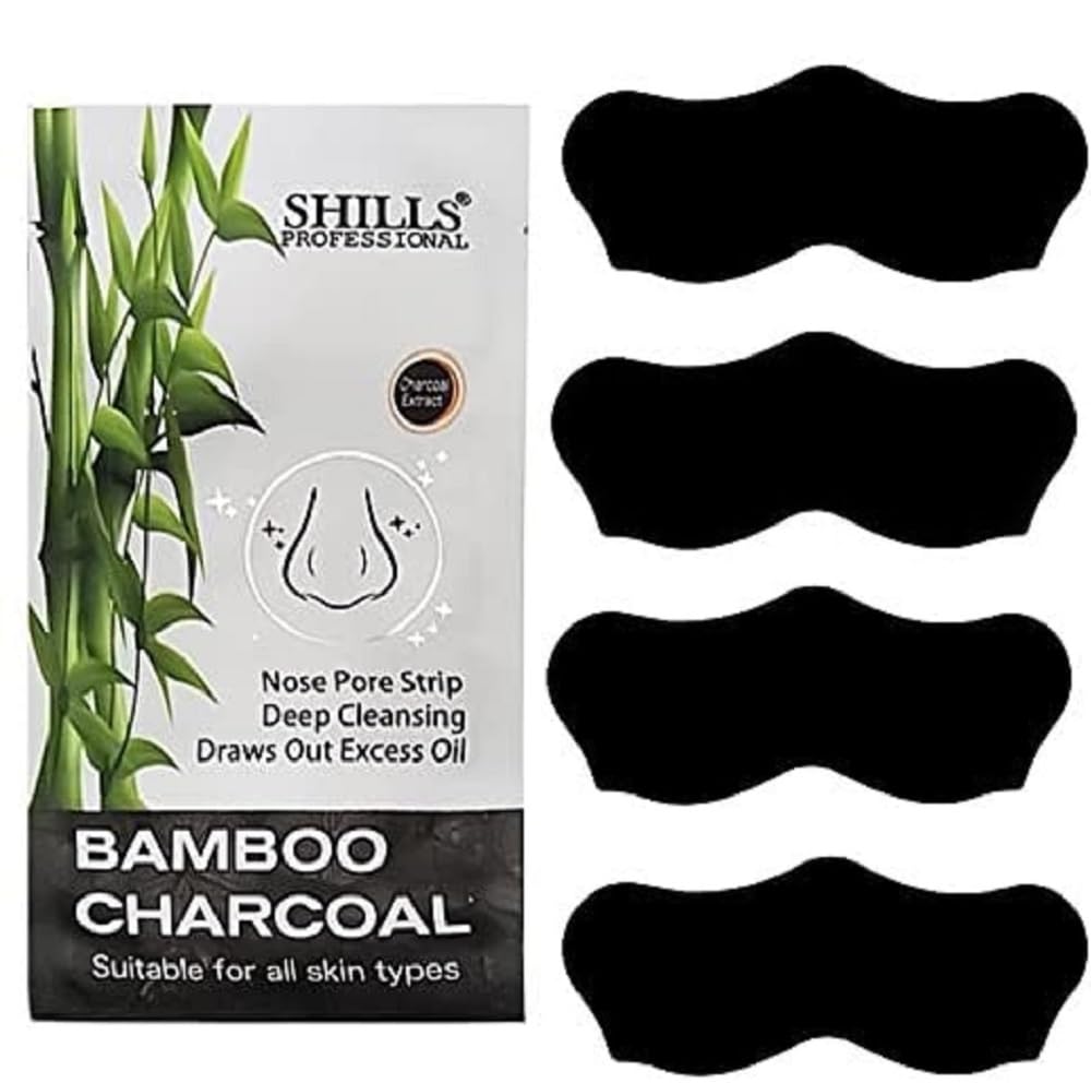 MAPPERZ Blackhead Remover Strips, Deep Cleansing Face Nose Strips With Instant Pore Unclogging, Features C-Bond Technology, Oil-Free, for Pores, Pimples, all Skins, features Bamboo Charcoal, 4Pc-image-24