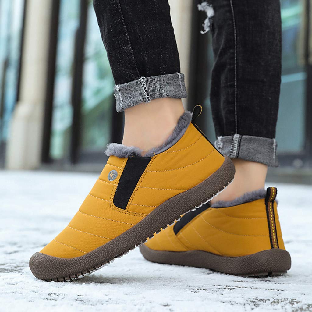 Winterschuhe Damen/Herren Warm Gefüttert Boots Schneestiefel Winterstiefel Trekking Winterschuhe
