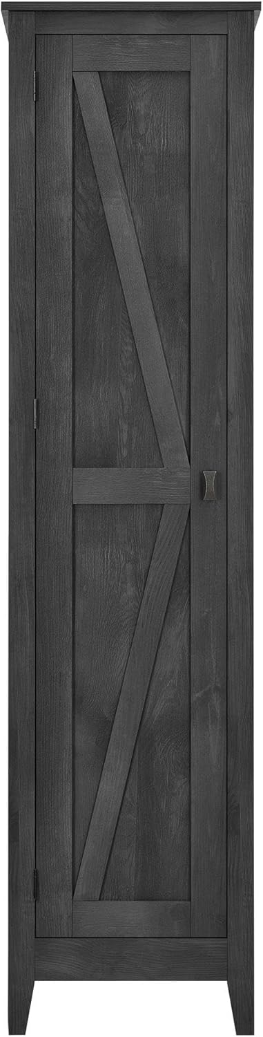 SystemBuild Evolution Farmington 18″ Wide Storage Cabinet – Rustic Gray