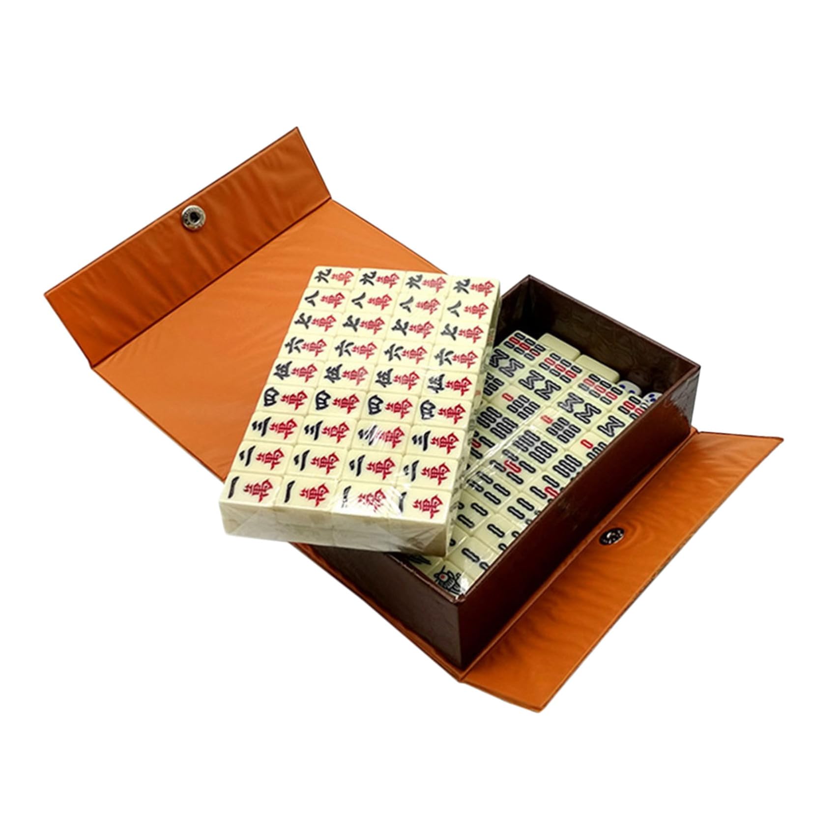 LABRIMP Acryl Tragbares Spielzeug Mahjong 1 Würfeln Satz