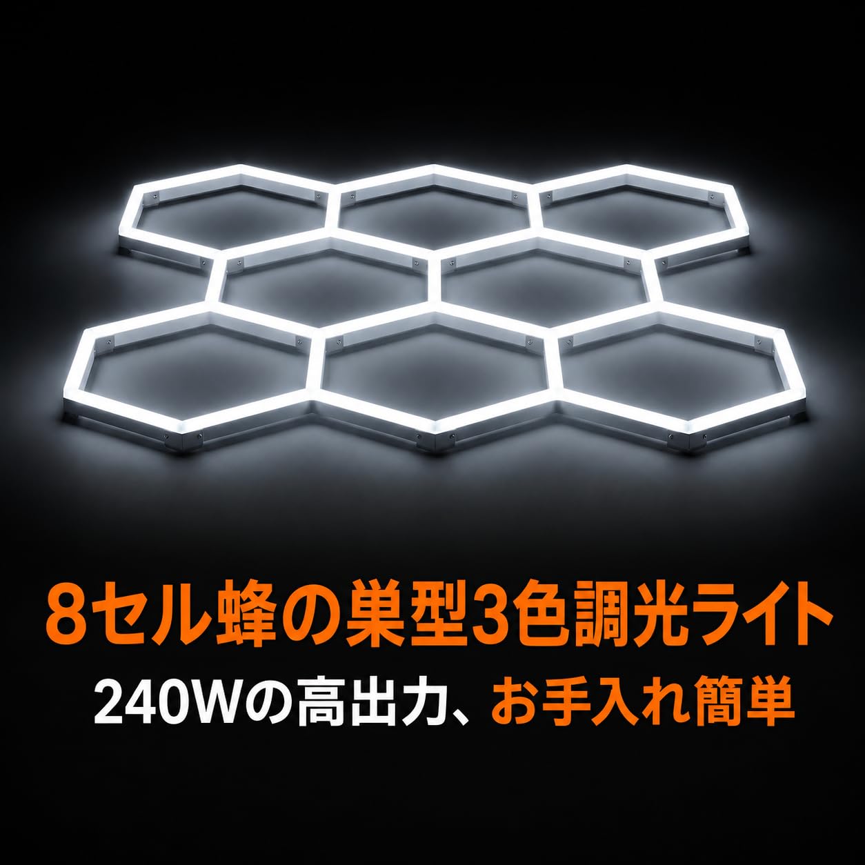 Amazon.co.jp : aelah ハニカムライト ガレージ ヘキサゴンライト