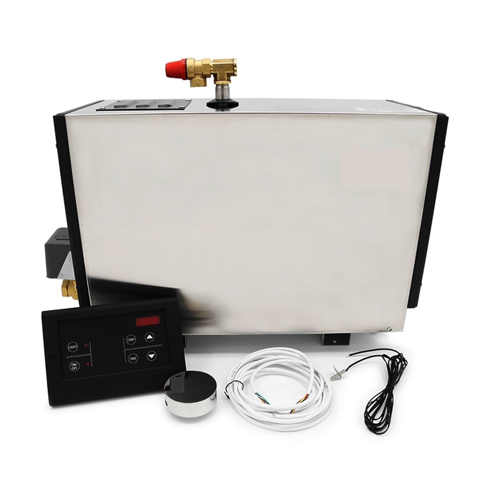 Sauna Steamer, Generatore di vapore, neratore commerciale di lusso for bagno con doccia a e da 12KW, neratore di e for uso domestico con macchina a e bagnato adatto per sauna a vapore, cabina a vapore