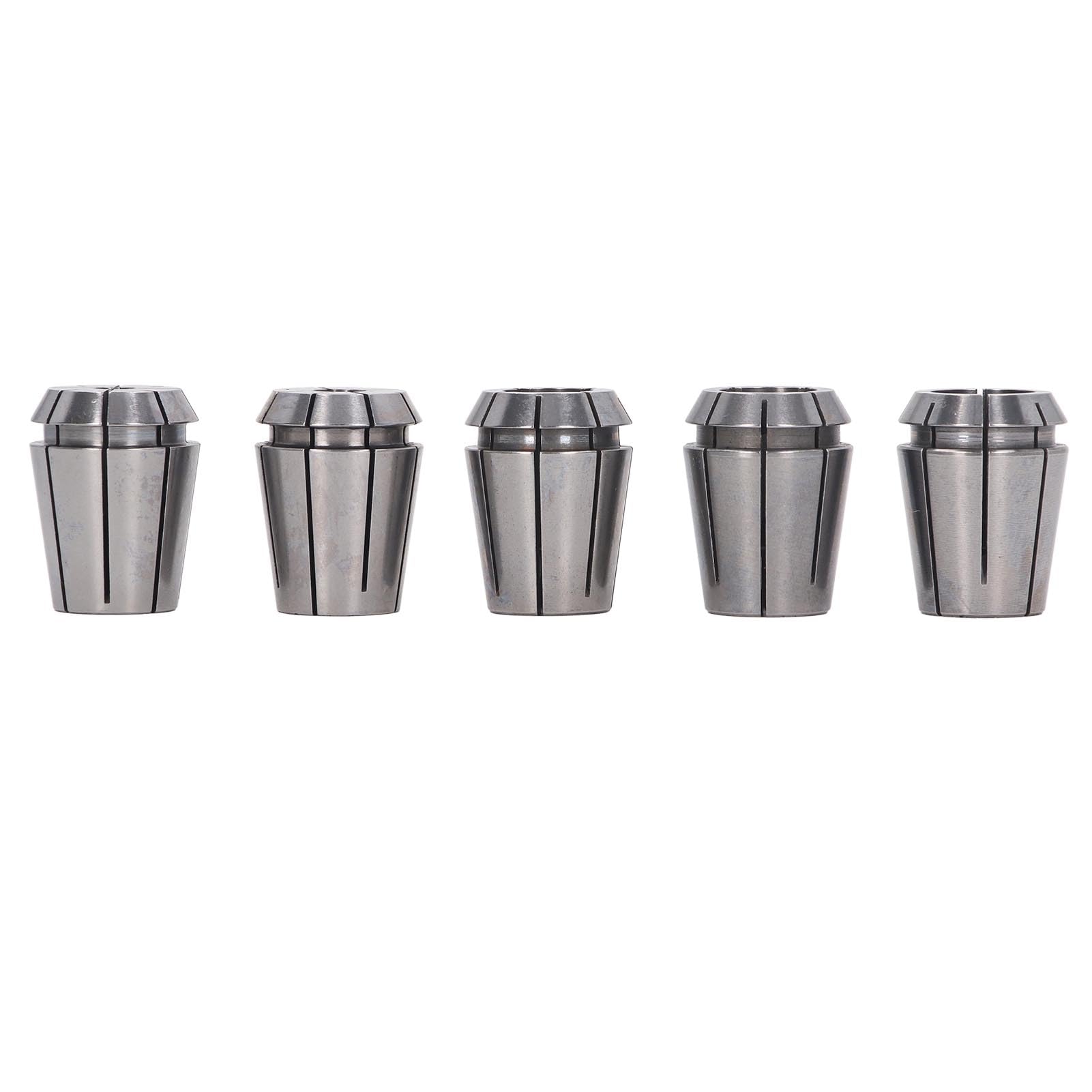 Juego de Pinzas de Alta Precisión para Torno CNC y Fresadora Pinza de Resorte de Acero con Alto Contenido de Carbono Durable de 5 Piezas para un Mecanizado Preciso