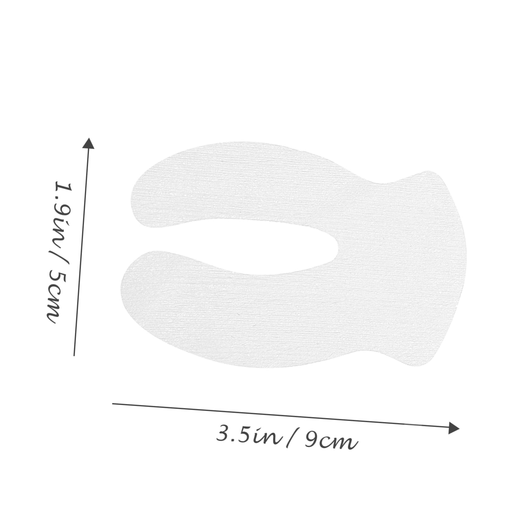 WRITWAA 1000pcs Cotton Eye Patches White Eye Mask Sheets Thin Soft for Diy Treatments
